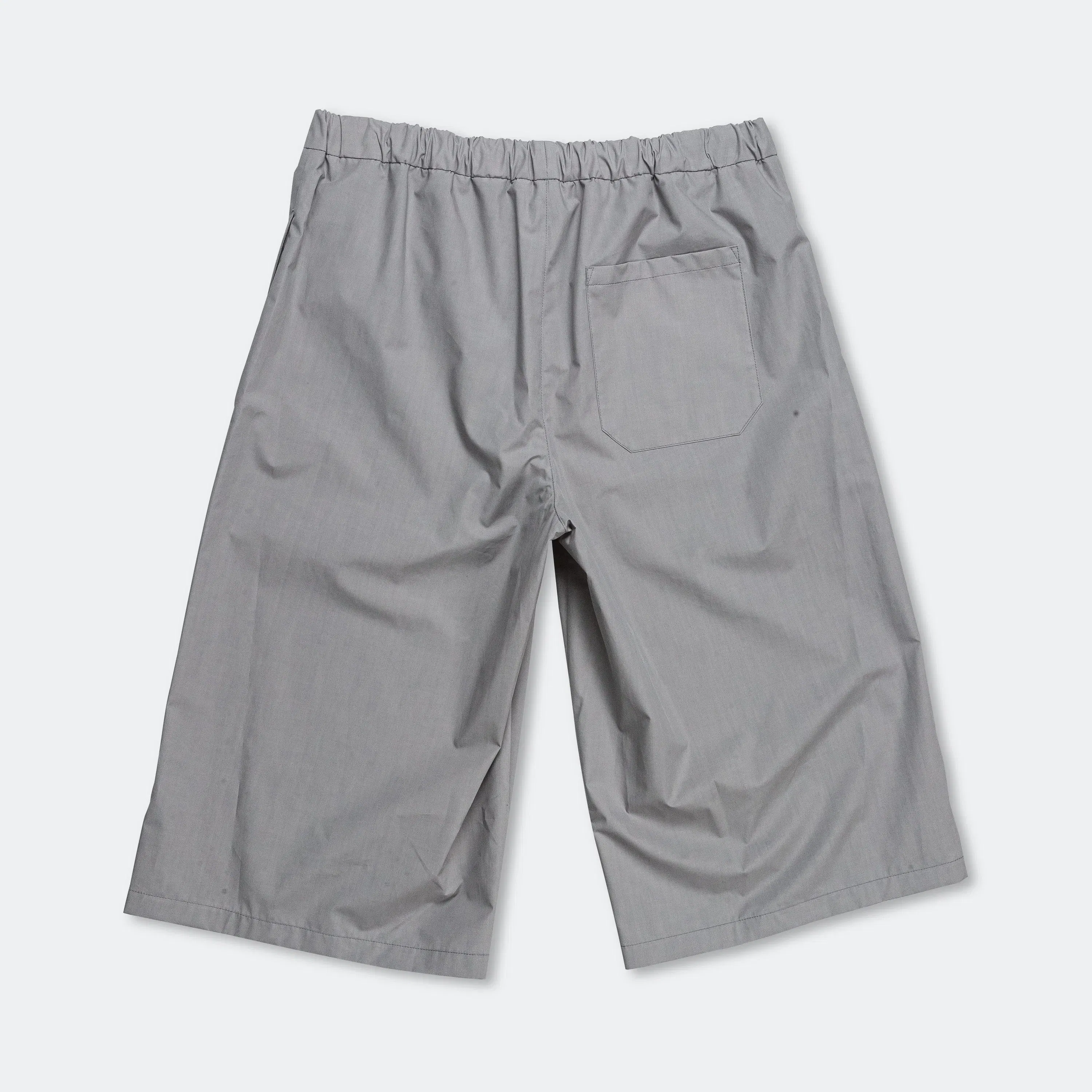 Rier Waxed Bermuda Shorts - Inox