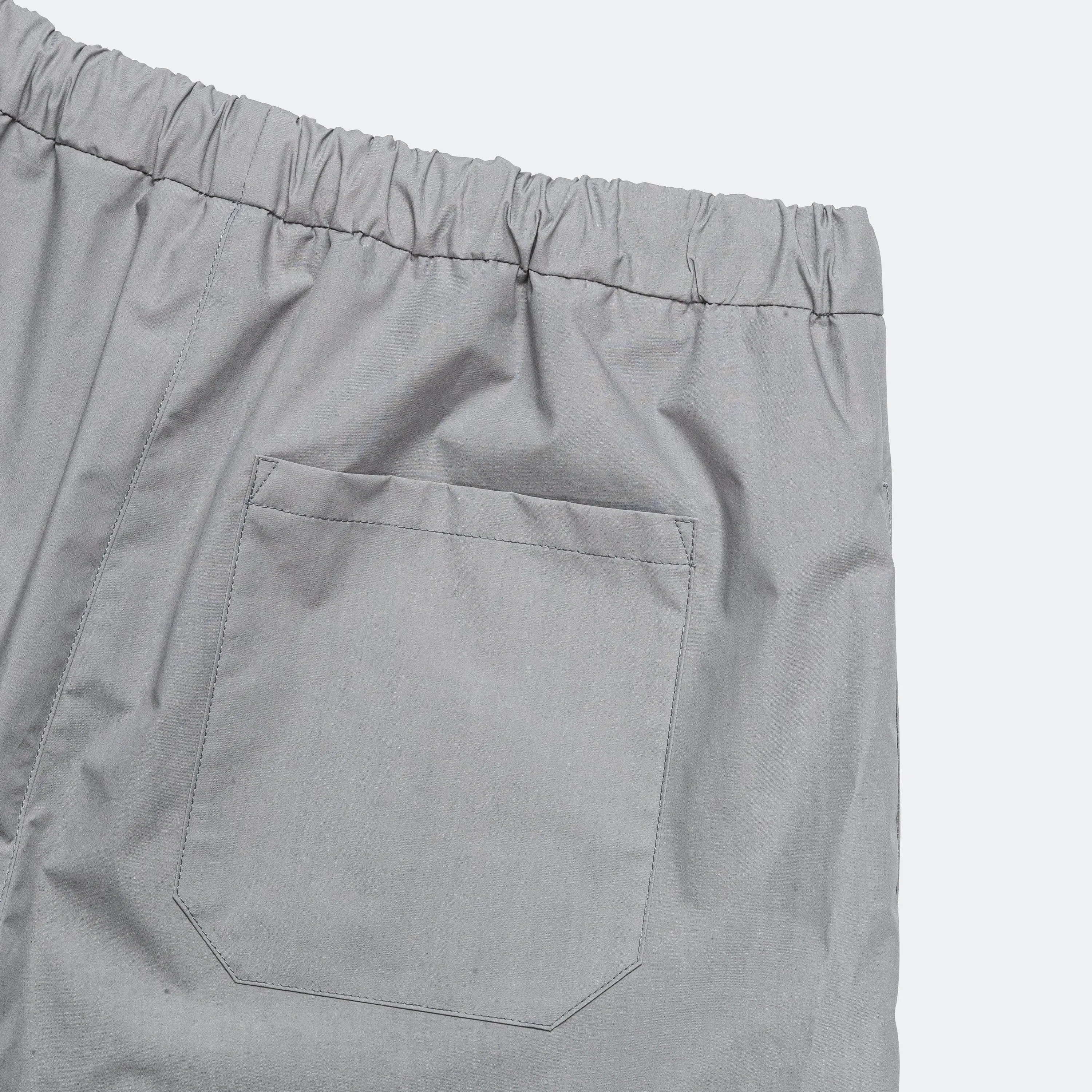 Rier Waxed Bermuda Shorts - Inox