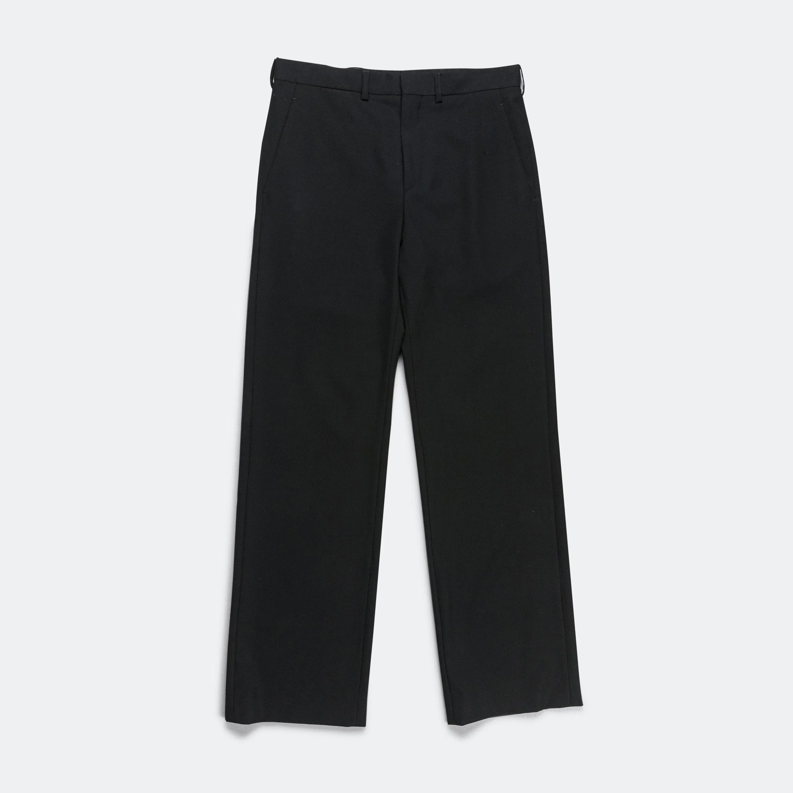Rier Popeline Wool Trousers - Black