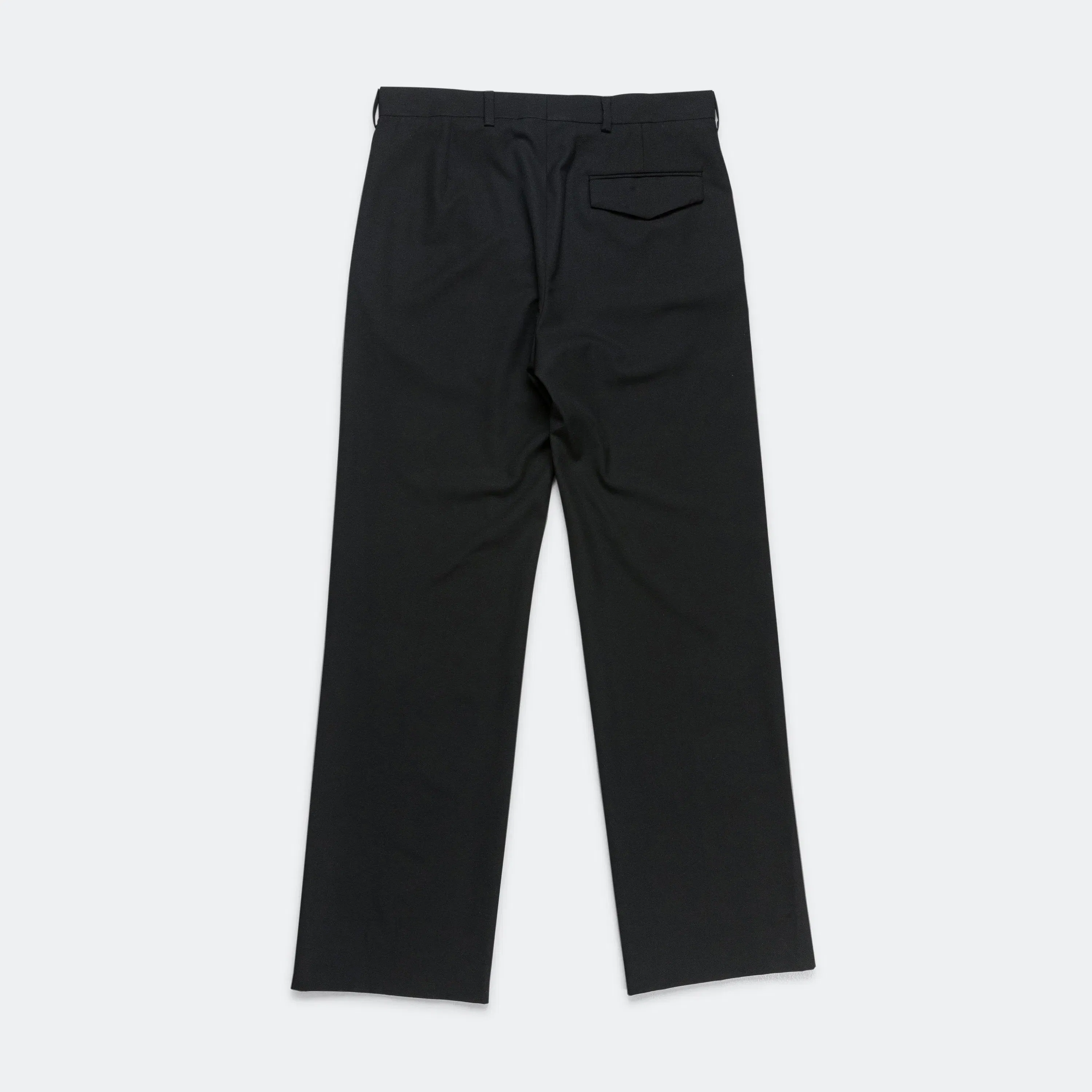 Rier Popeline Wool Trousers - Black