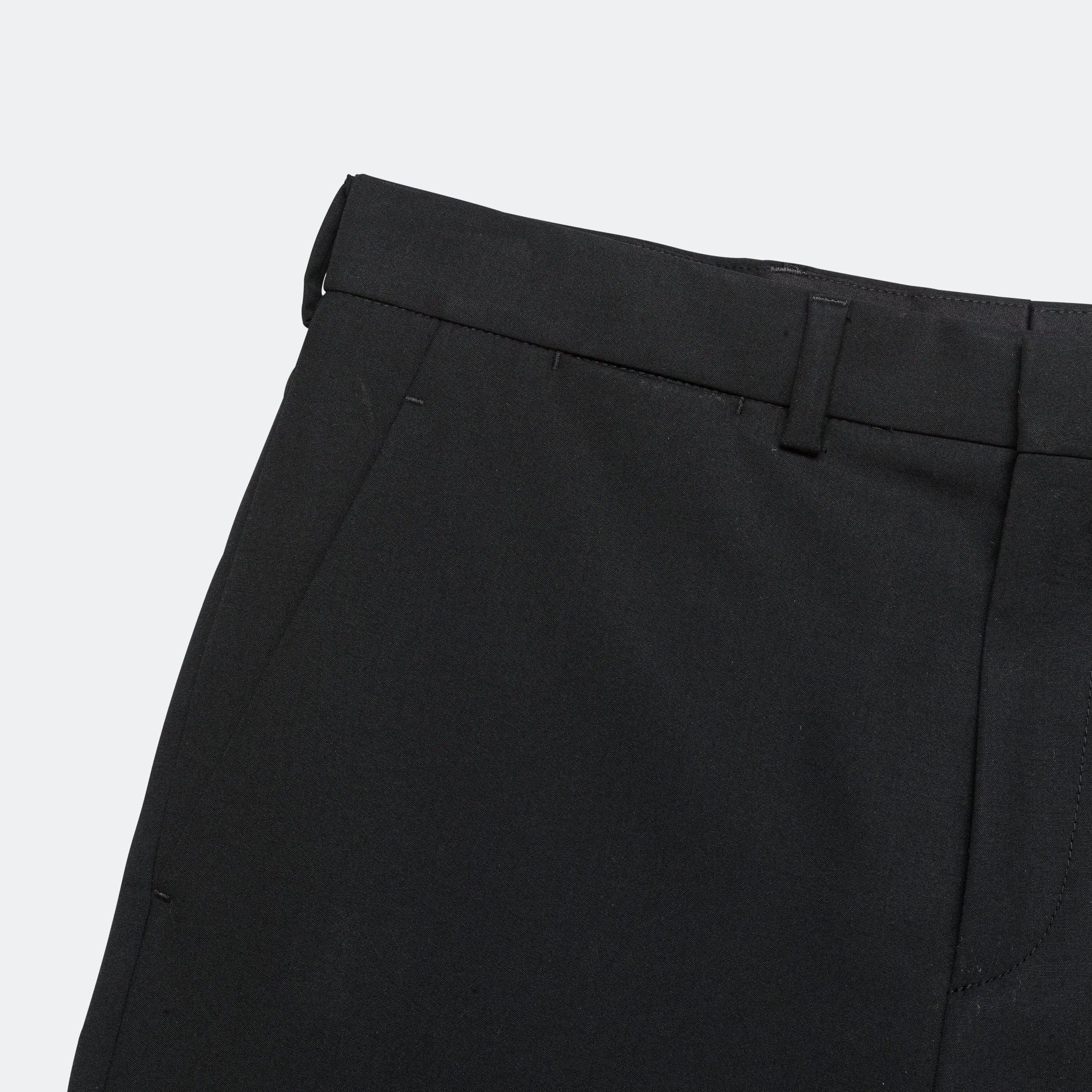 Rier Popeline Wool Trousers - Black