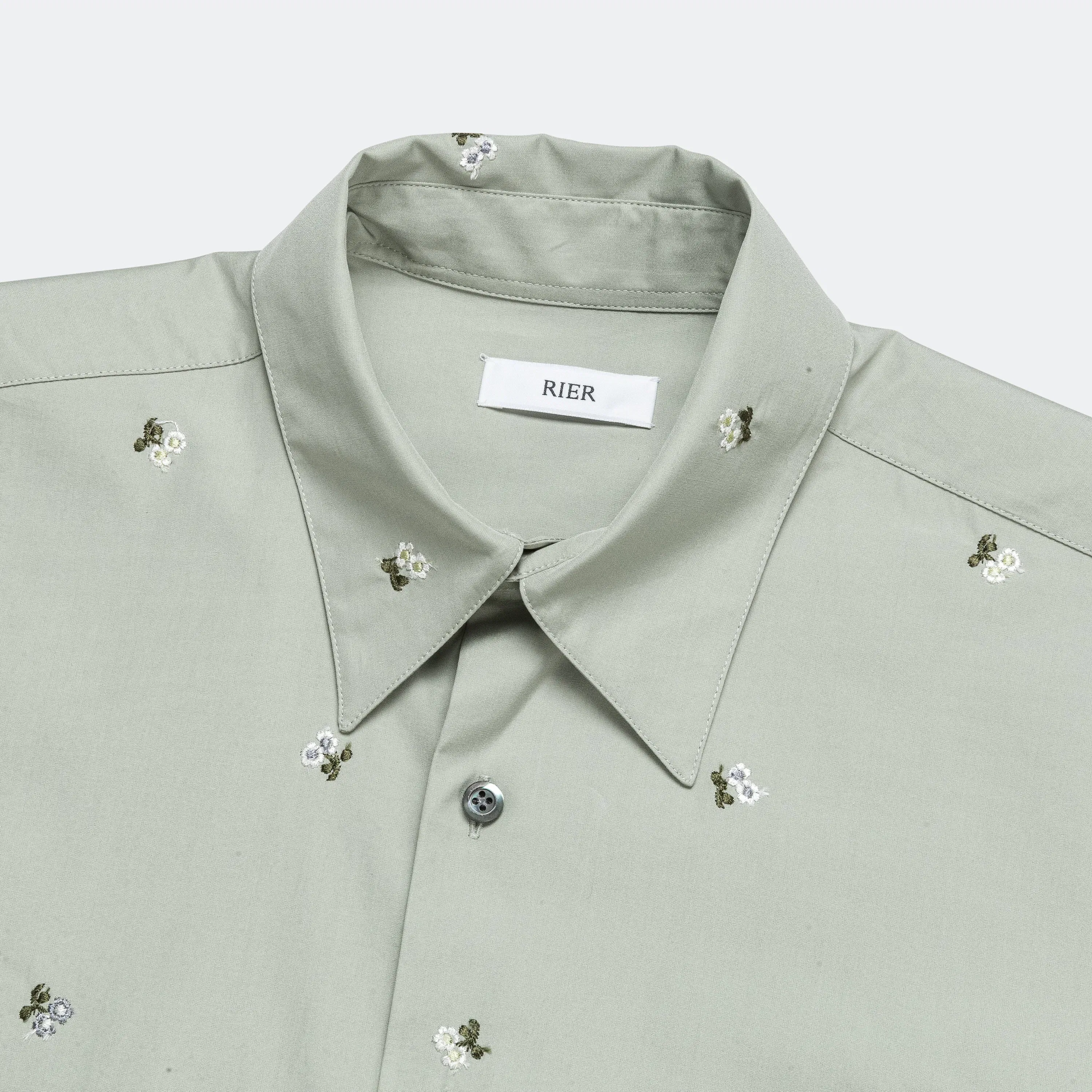 Rier Popeline Shirt - Argile Flowers