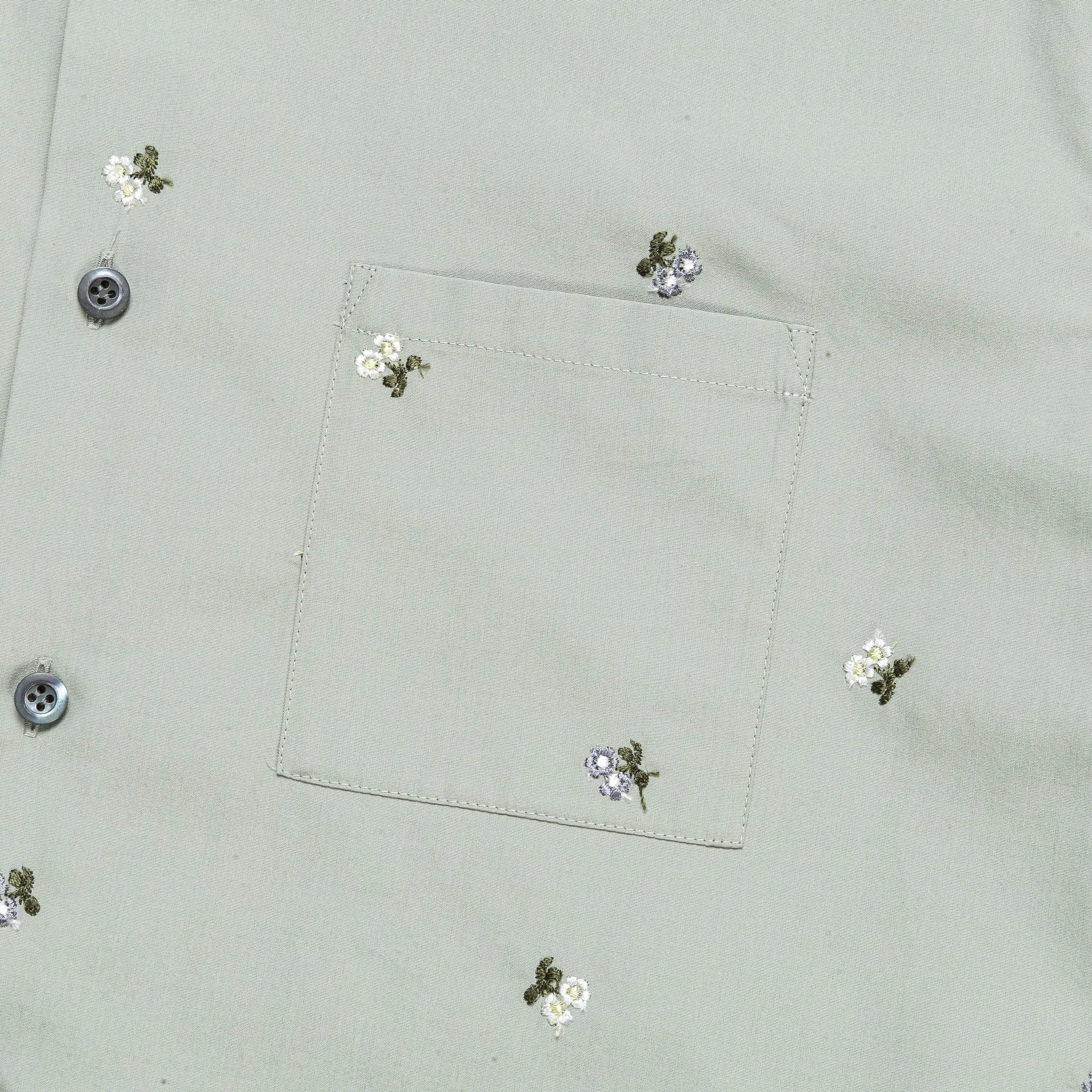 Rier Popeline Shirt - Argile Flowers