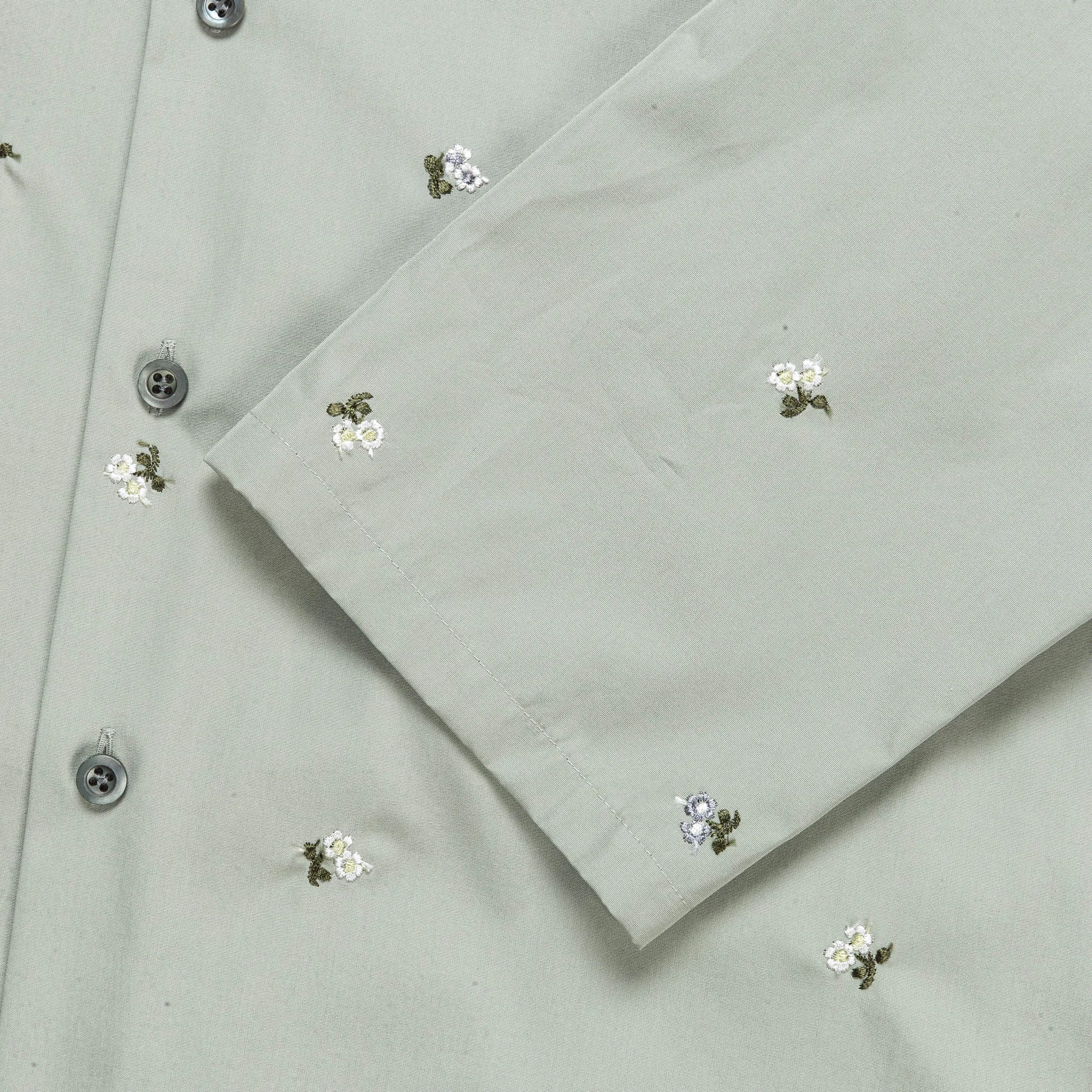 Rier Popeline Shirt - Argile Flowers