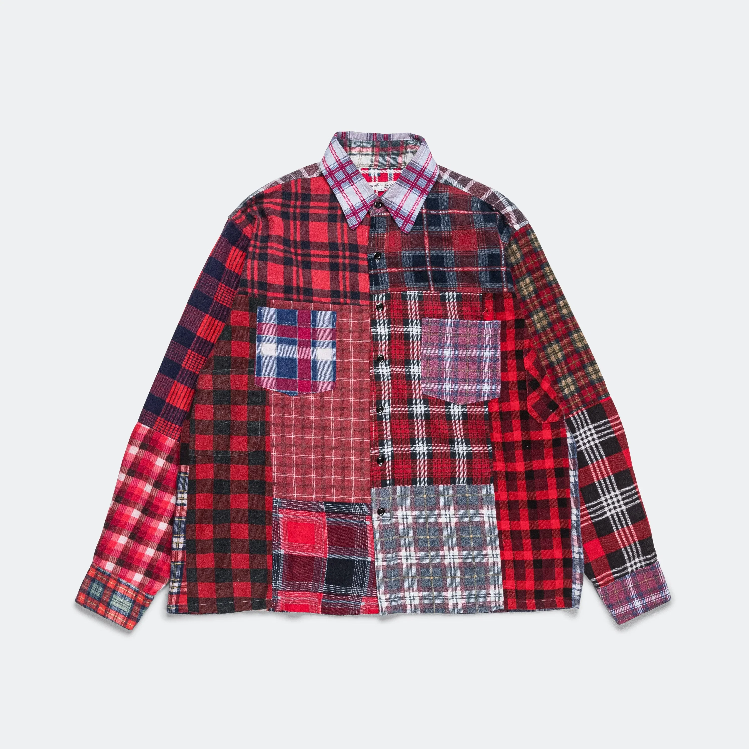 Needles Rebuild Flannel Straight Hem Shirt SS25 - Small #3