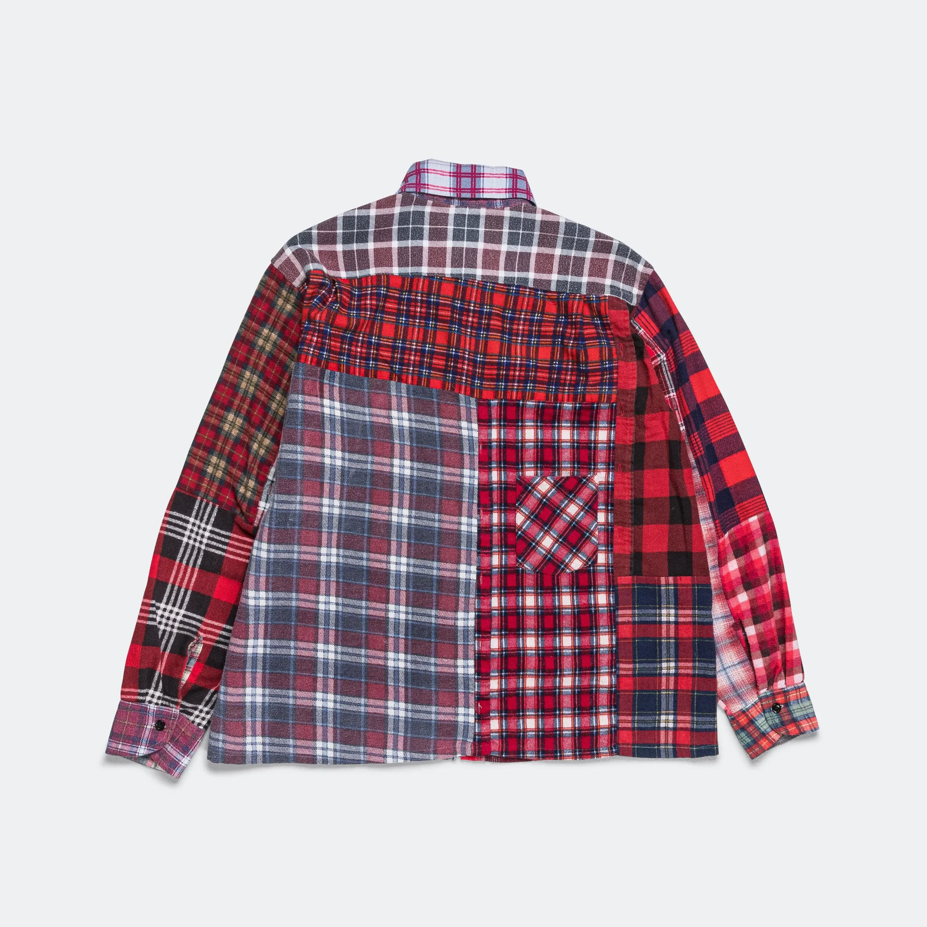 Needles Rebuild Flannel Straight Hem Shirt SS25 - Small #3