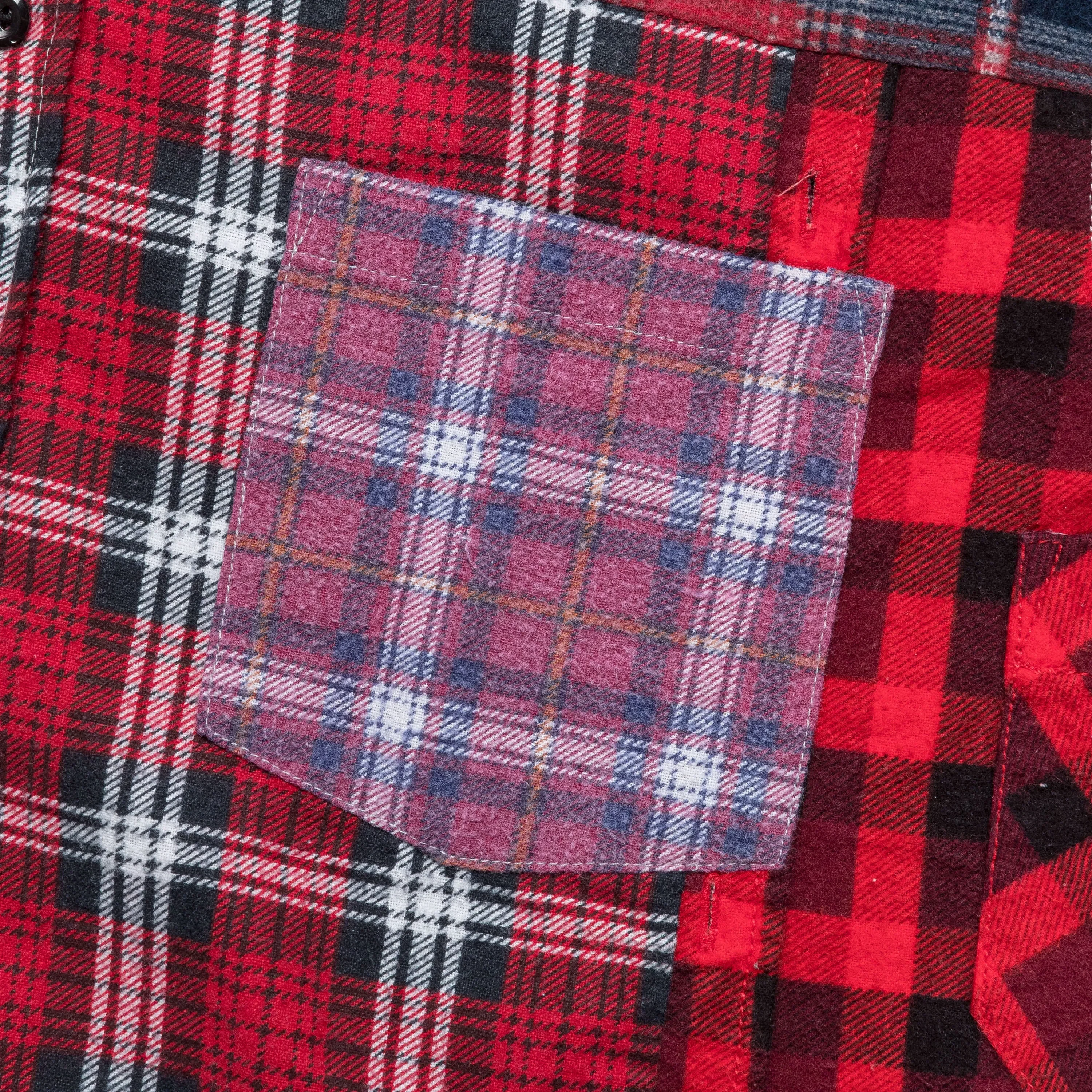 Needles Rebuild Flannel Straight Hem Shirt SS25 - Small #3