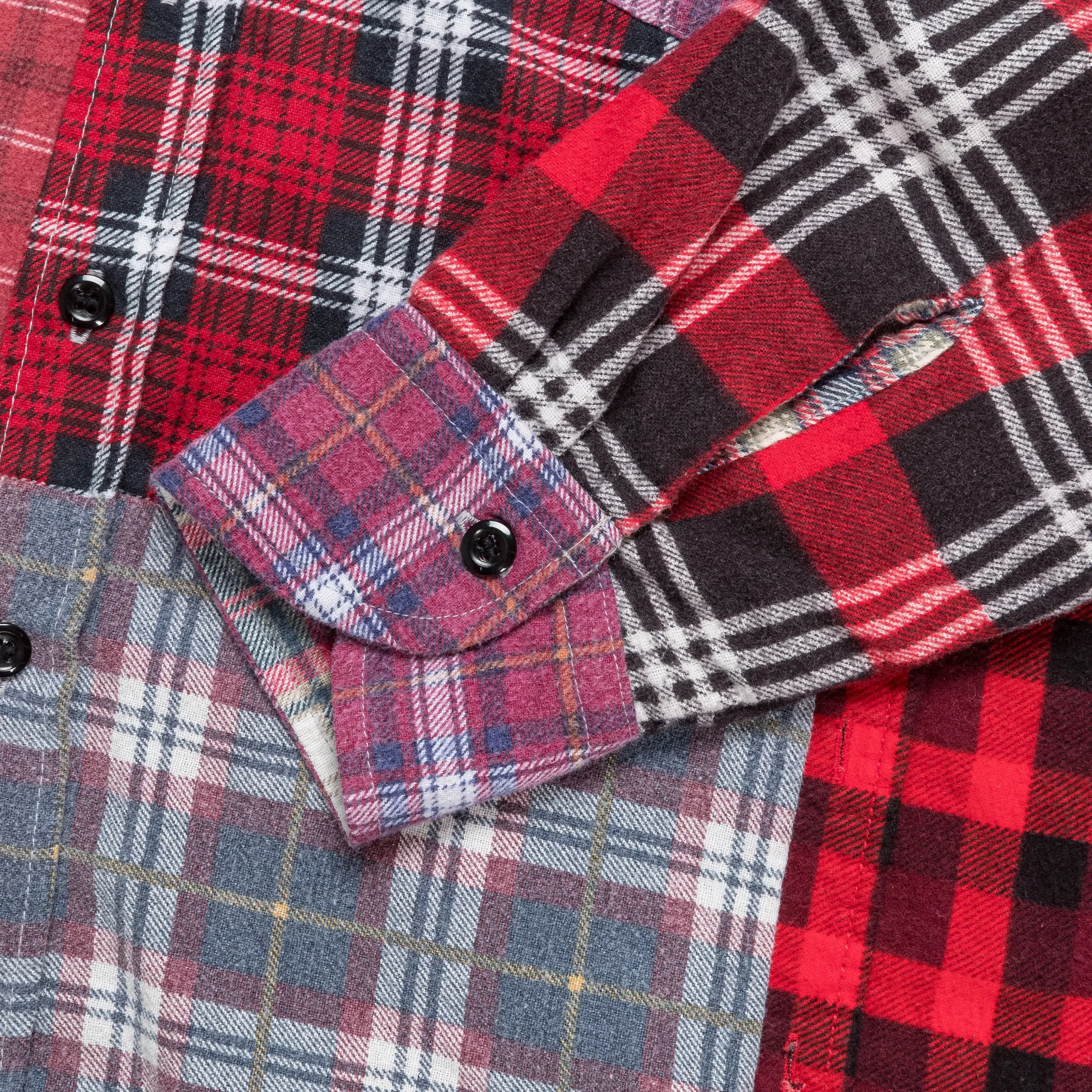 Needles Rebuild Flannel Straight Hem Shirt SS25 - Small #3