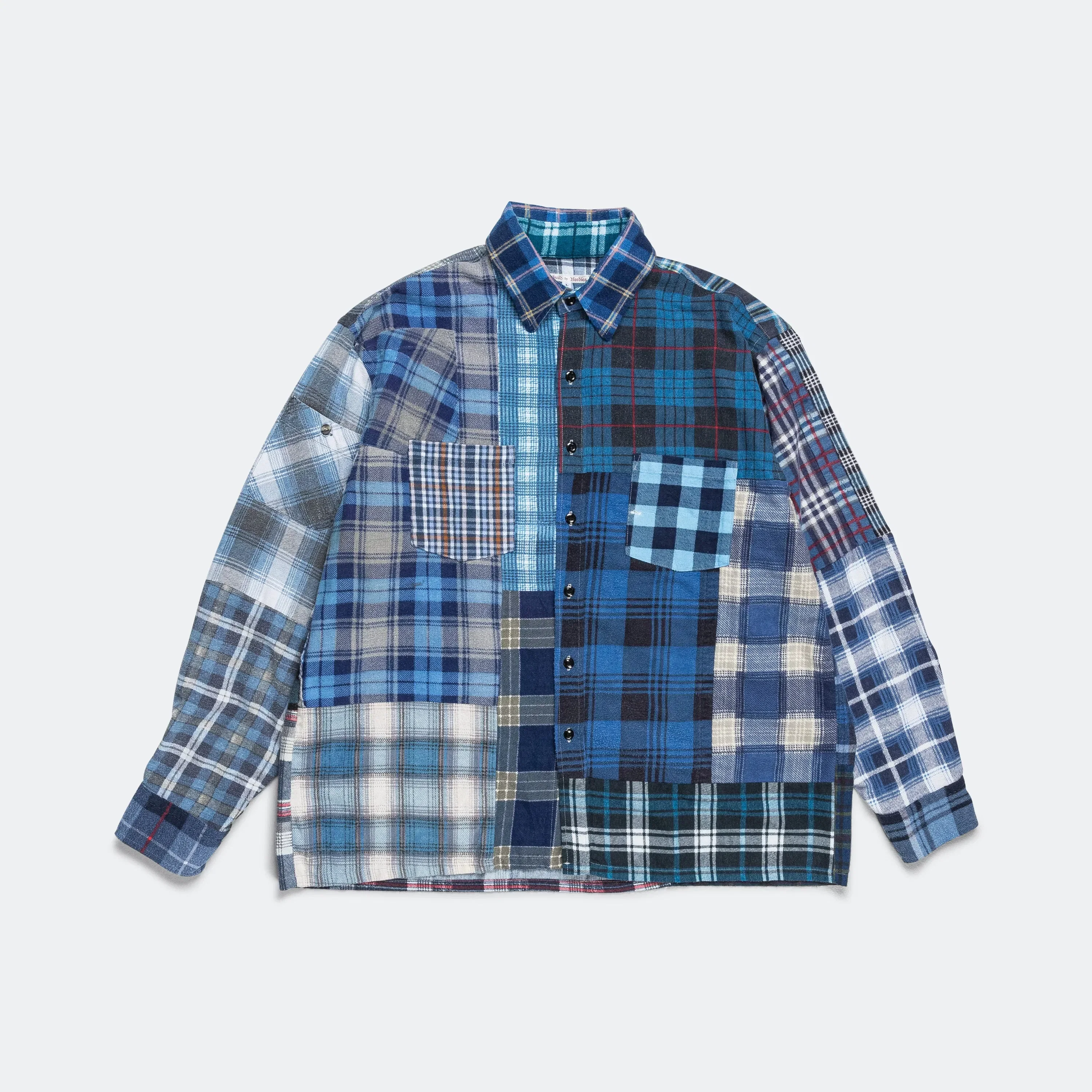 Needles Rebuild Flannel Straight Hem Shirt SS25 - Large #4