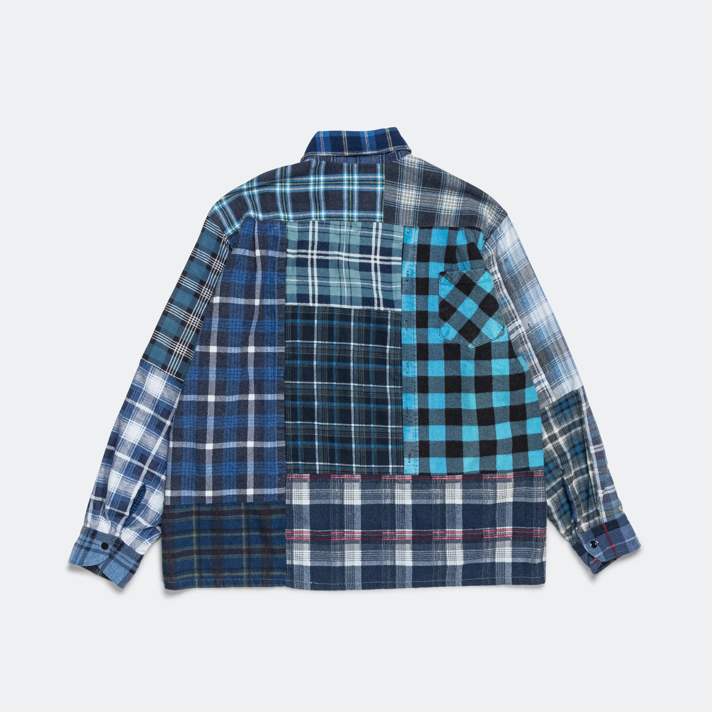 Needles Rebuild Flannel Straight Hem Shirt SS25 - Large #4