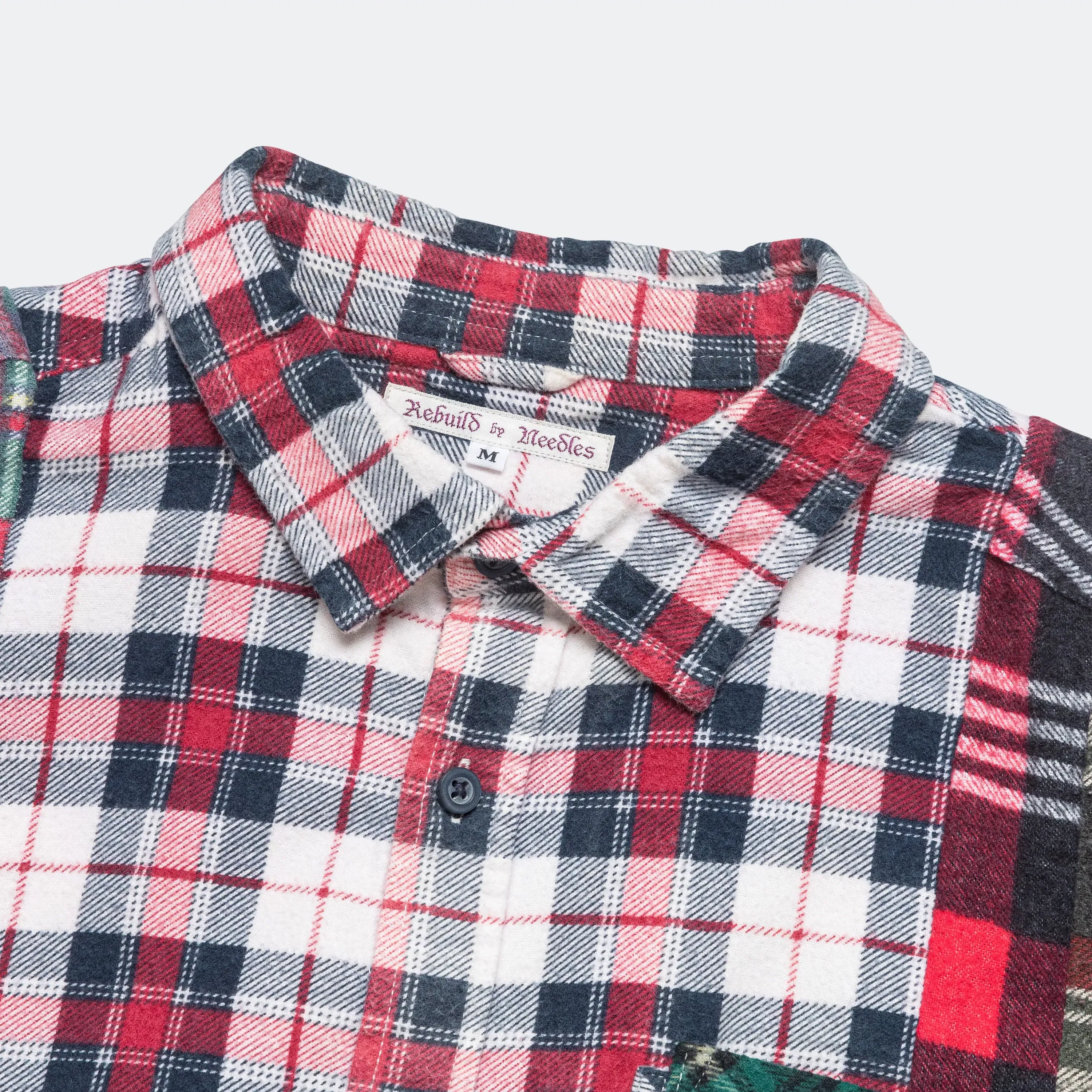Needles Rebuild Flannel 7 Cuts Shirt SS25 - Medium #2