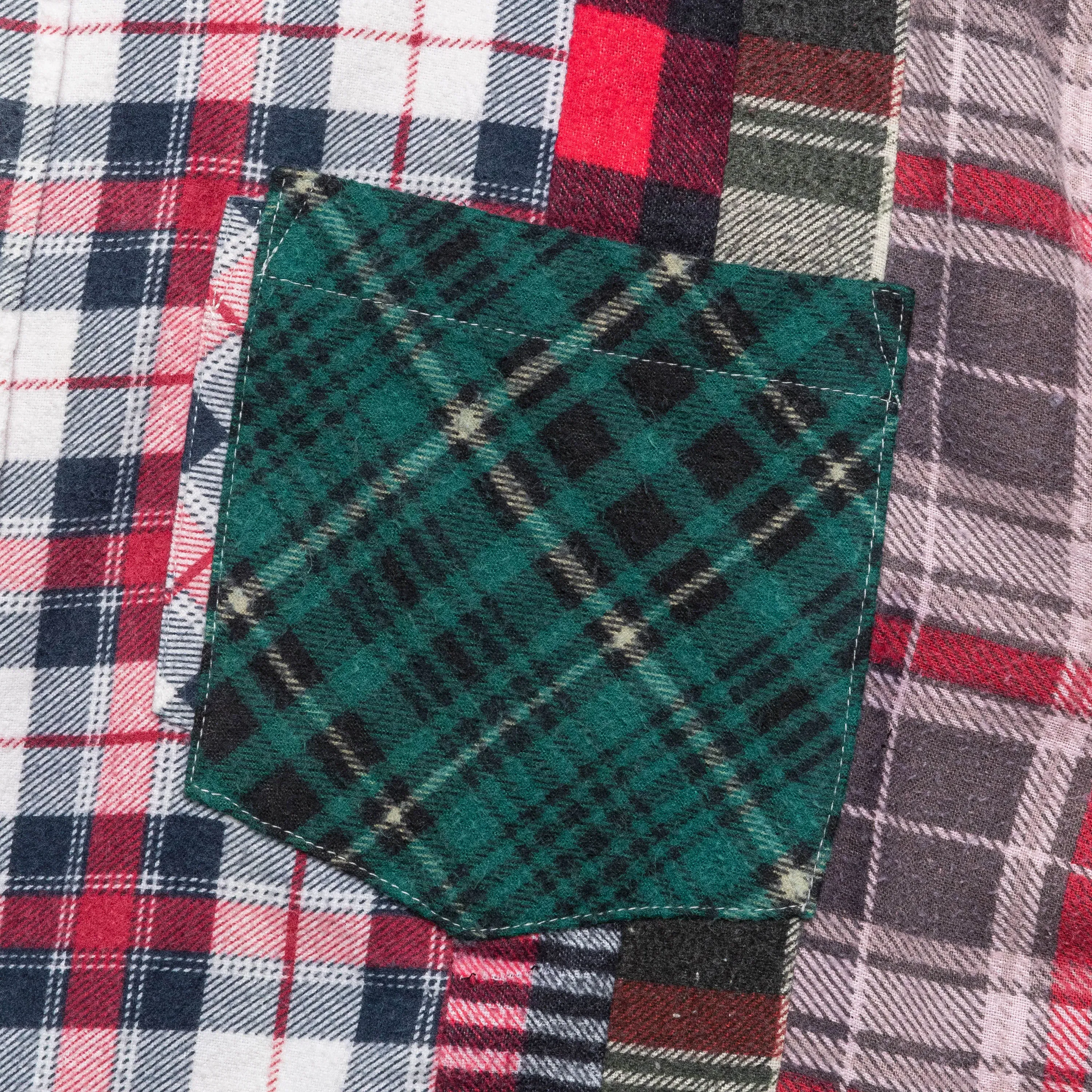 Needles Rebuild Flannel 7 Cuts Shirt SS25 - Medium #2