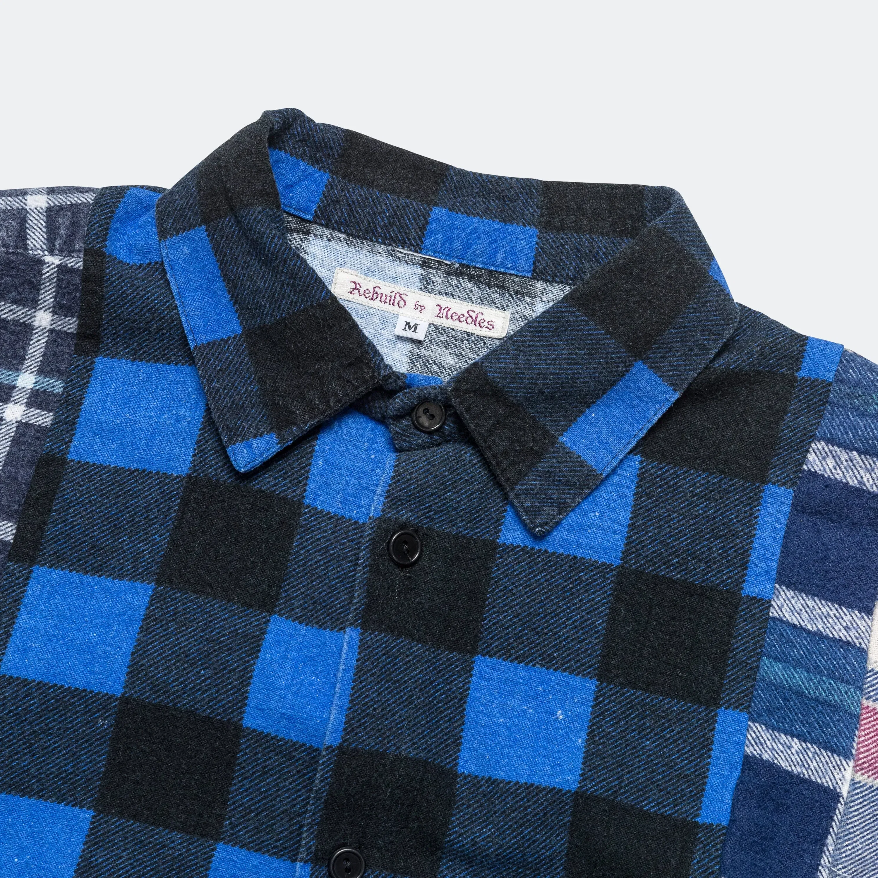 Needles Rebuild Flannel 7 Cuts Shirt SS25 - Medium #10