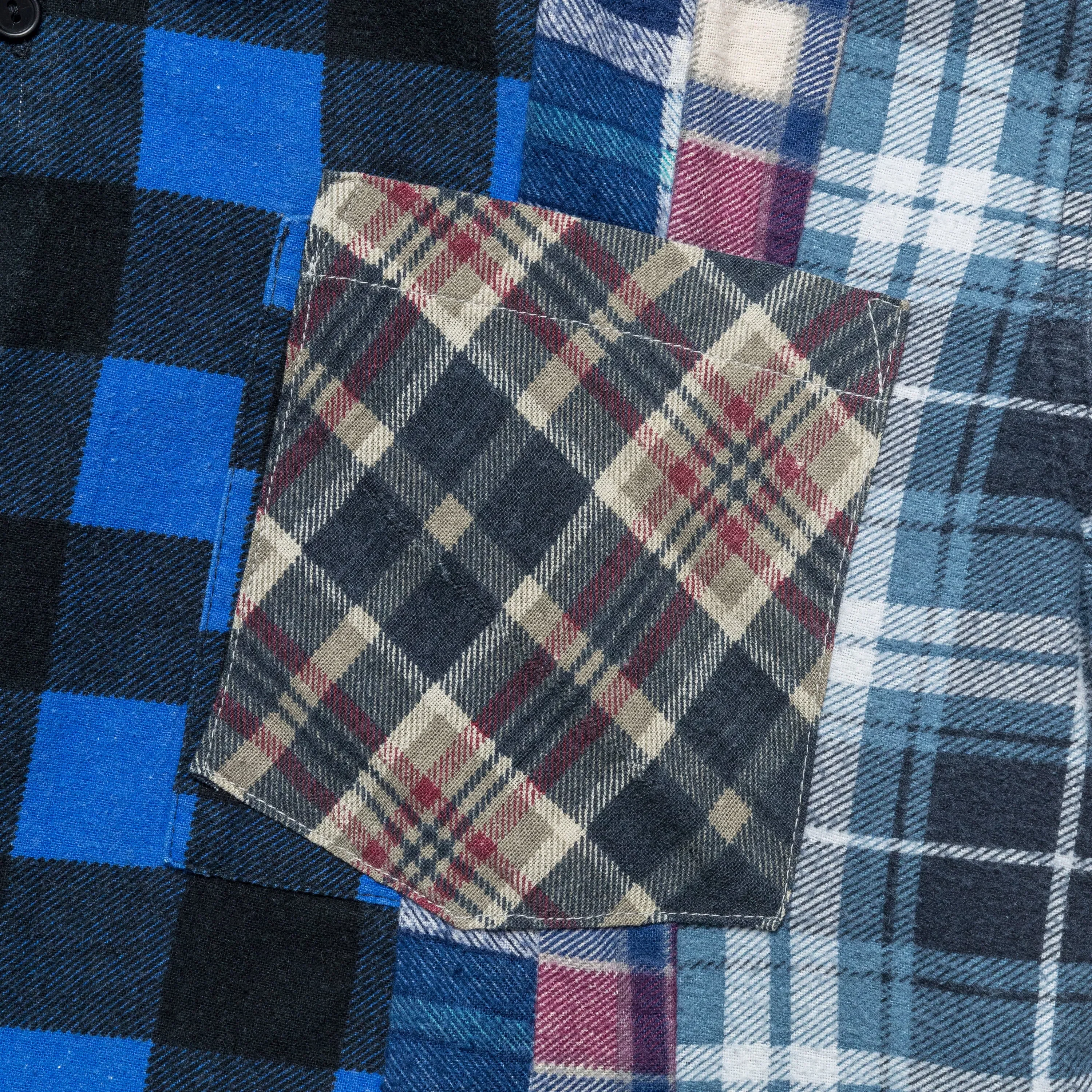 Needles Rebuild Flannel 7 Cuts Shirt SS25 - Medium #10