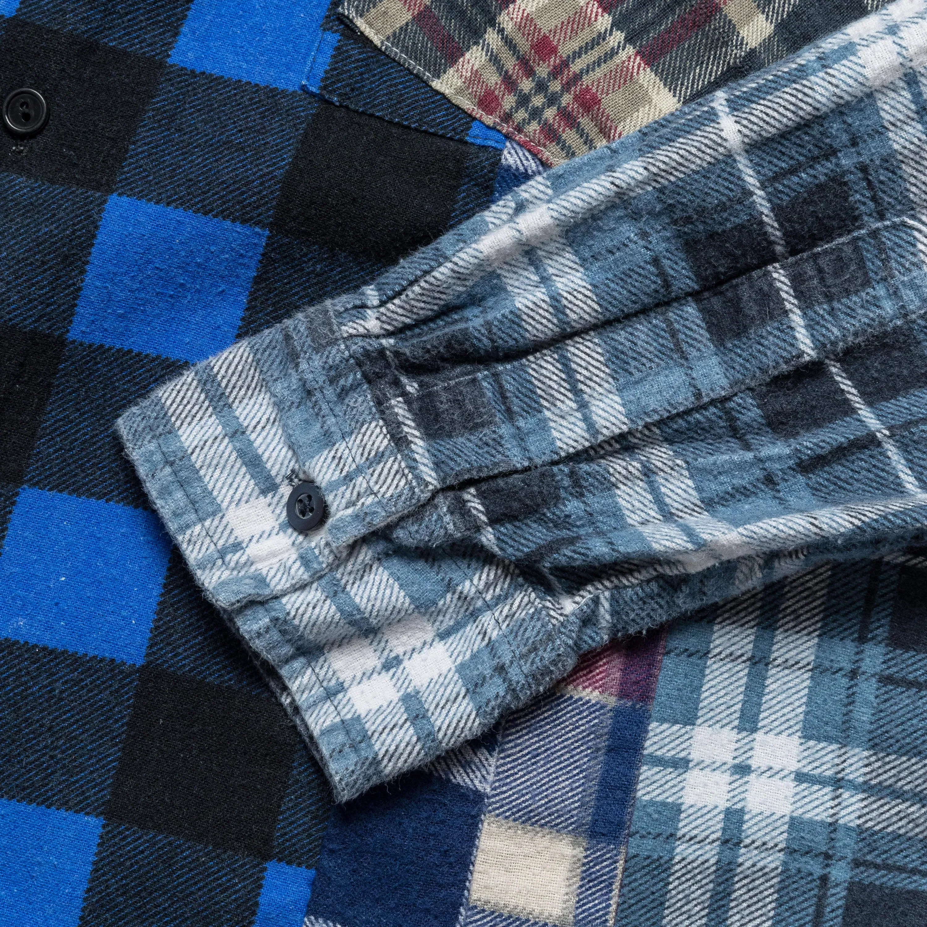 Needles Rebuild Flannel 7 Cuts Shirt SS25 - Medium #10