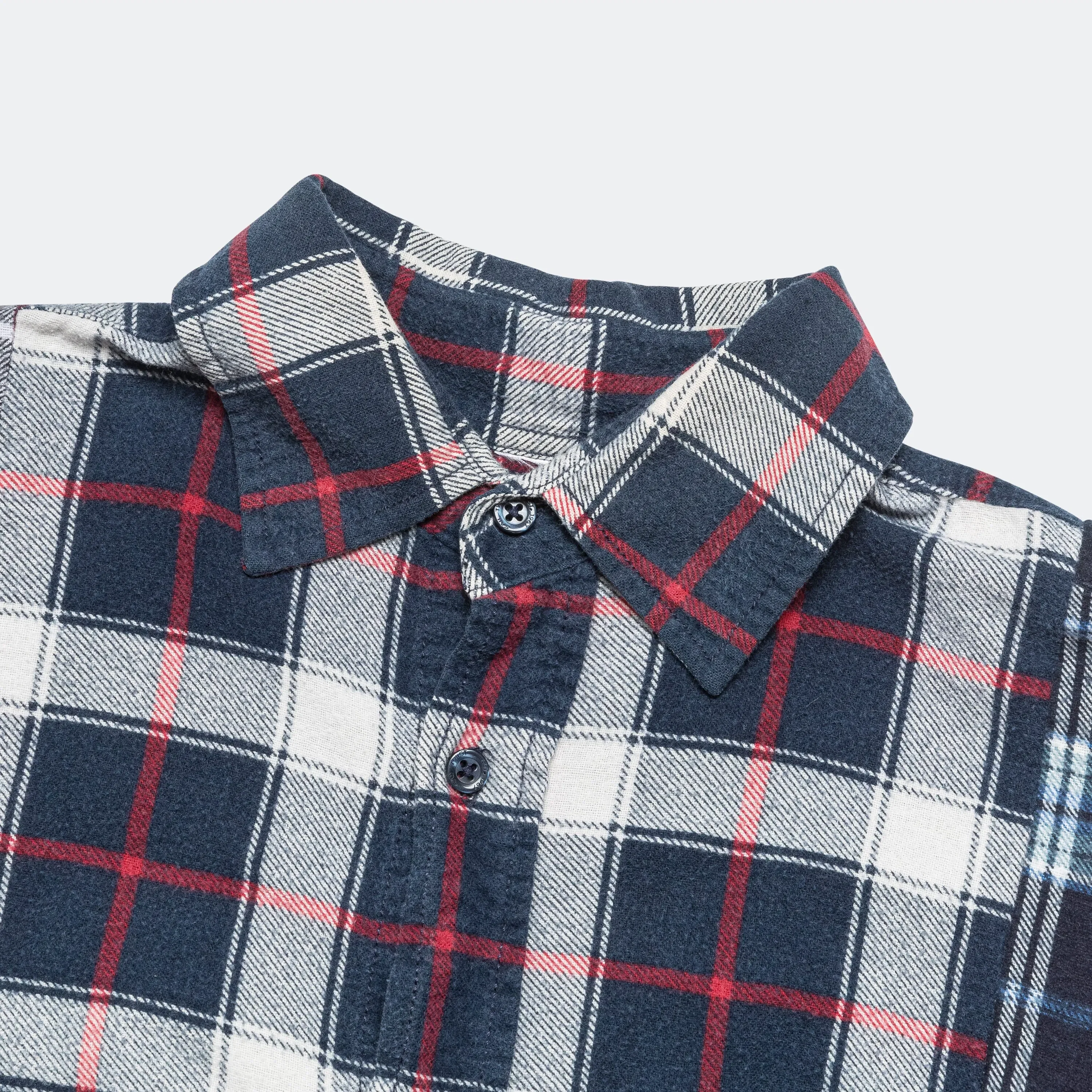 Needles Rebuild Flannel 7 Cuts Shirt SS25 - Large #6