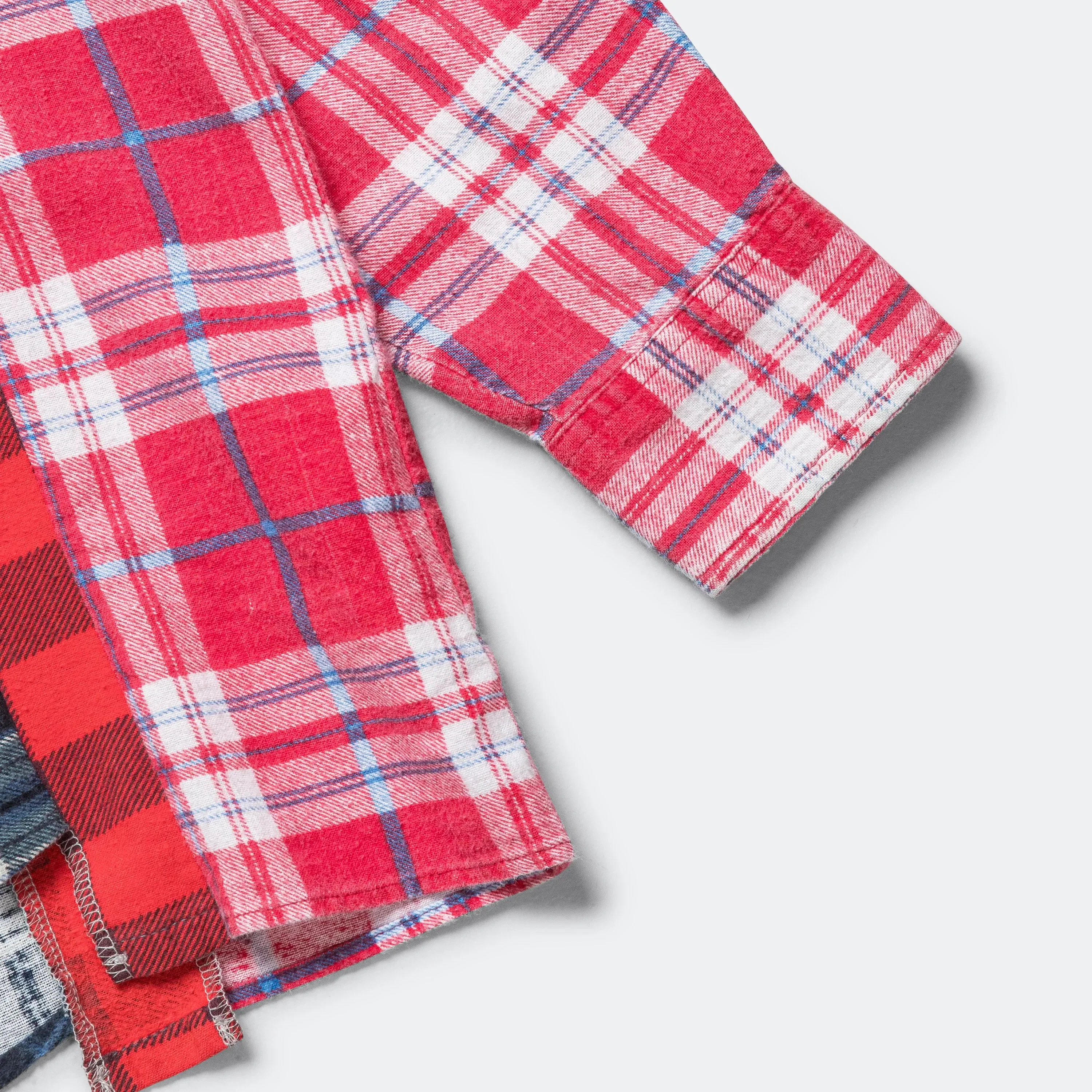 Needles Rebuild Flannel 7 Cuts Shirt SS25 - Large #6
