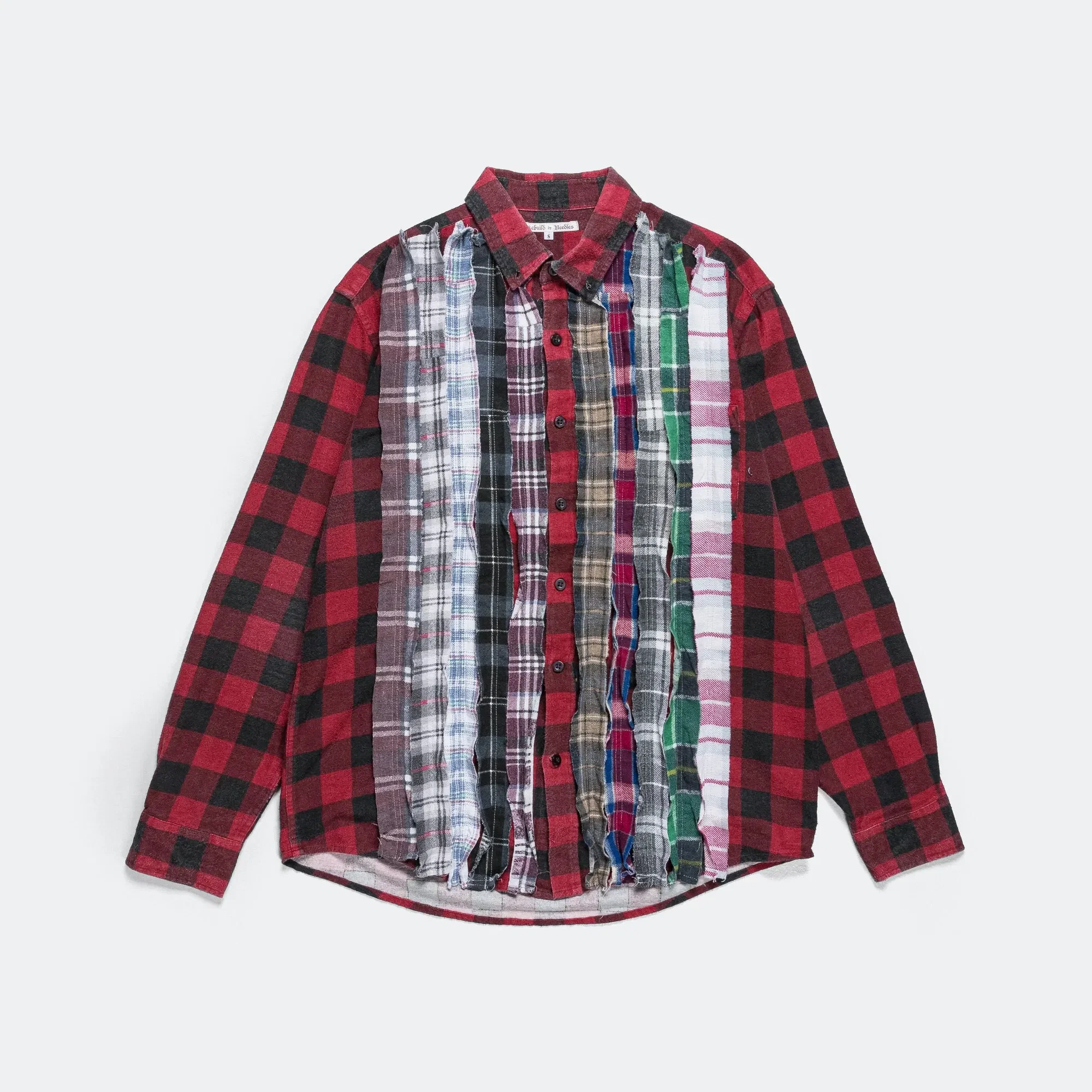 Needles FW24 Rebuild Flannel Ribbon Shirt - Small #2