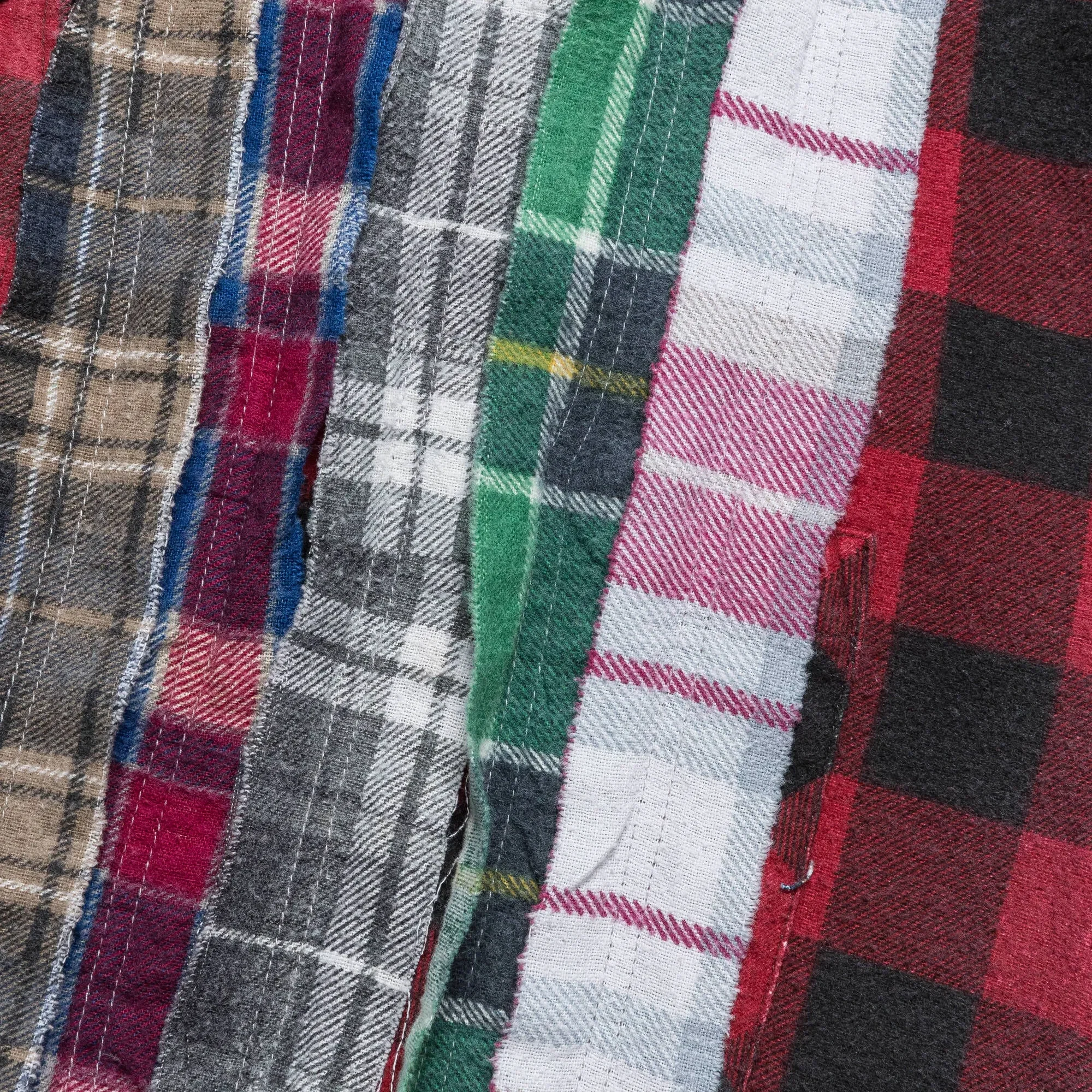 Needles FW24 Rebuild Flannel Ribbon Shirt - Small #2