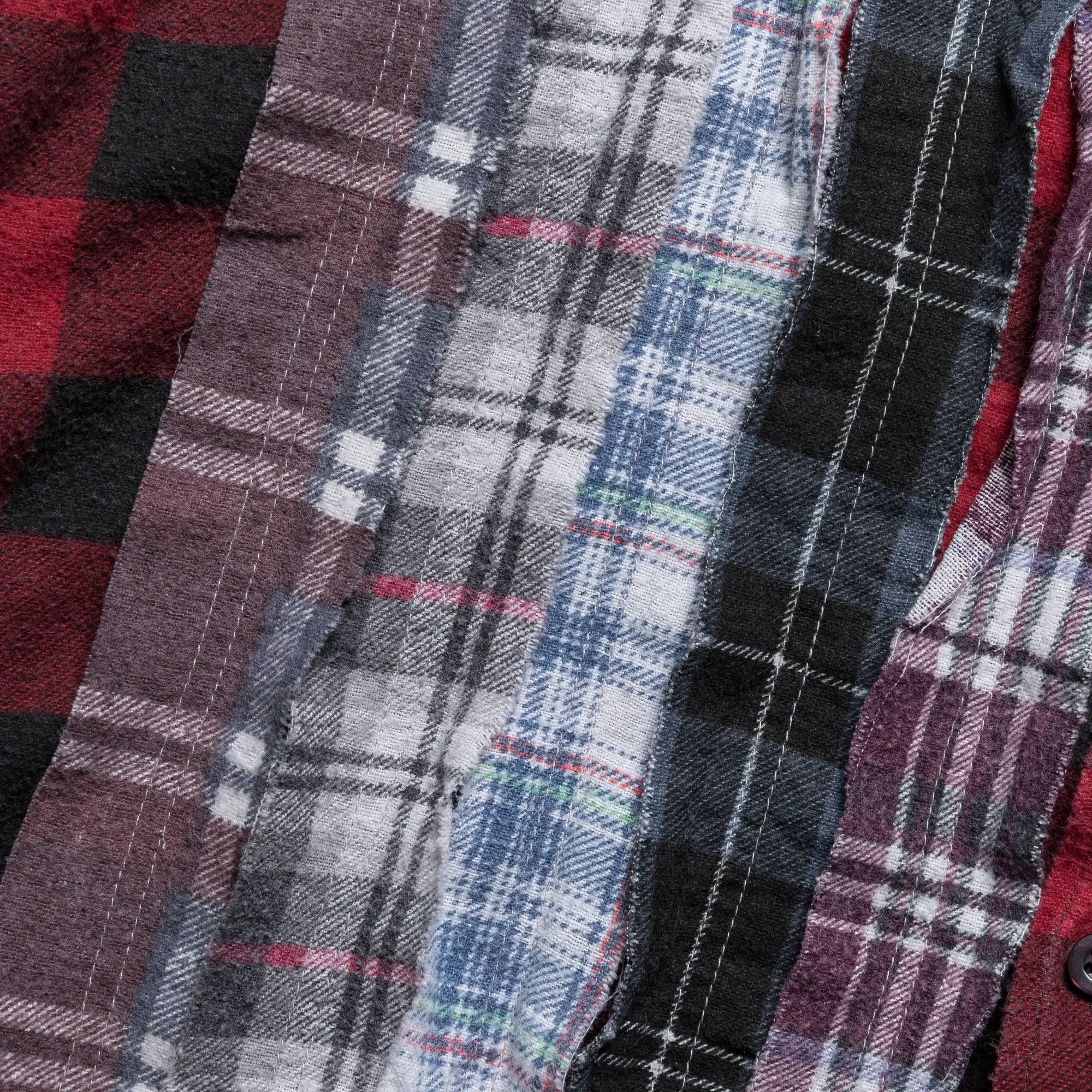 Needles FW24 Rebuild Flannel Ribbon Shirt - Small #2