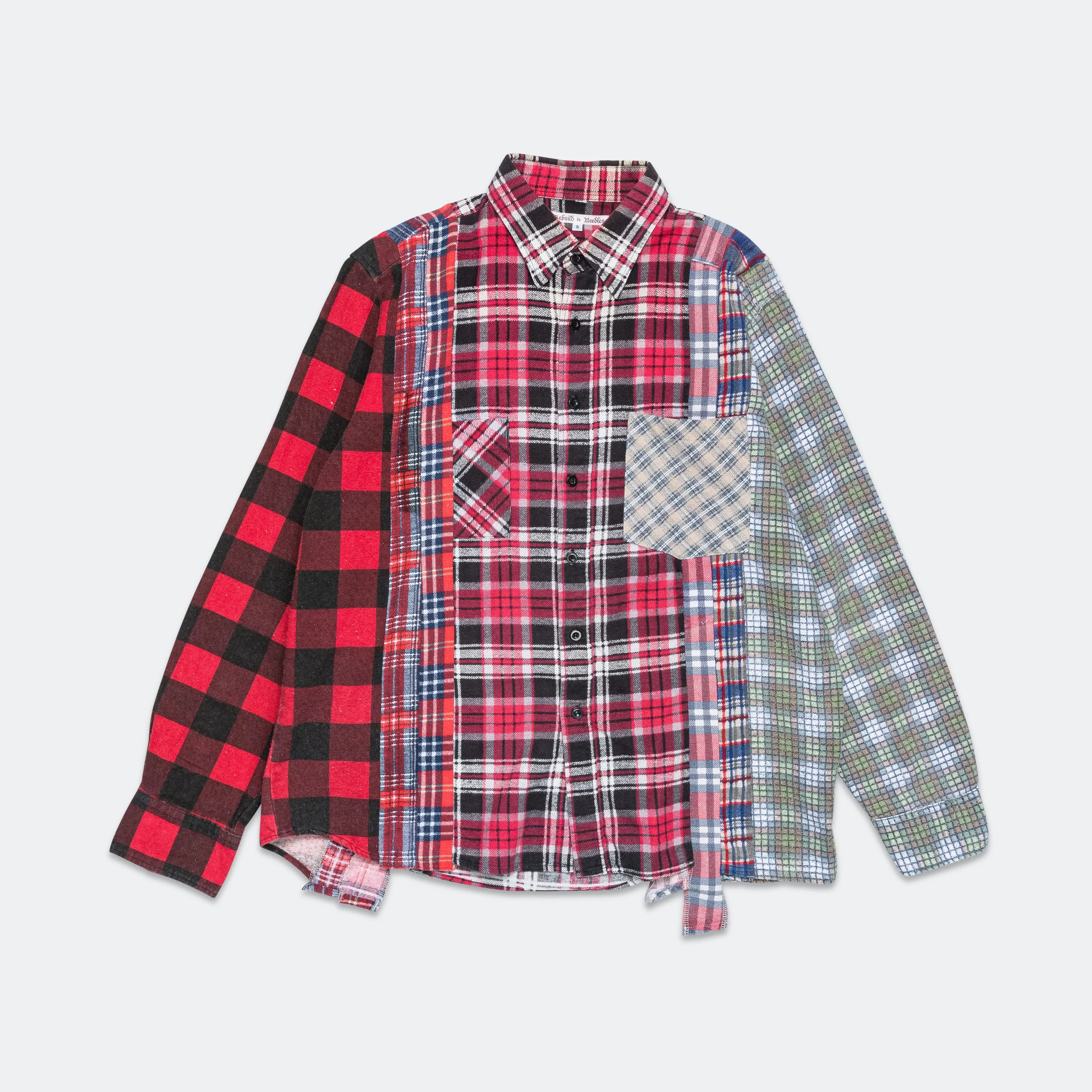 Needles Rebuild Flannel 7 Cuts Shirt - Small #1
