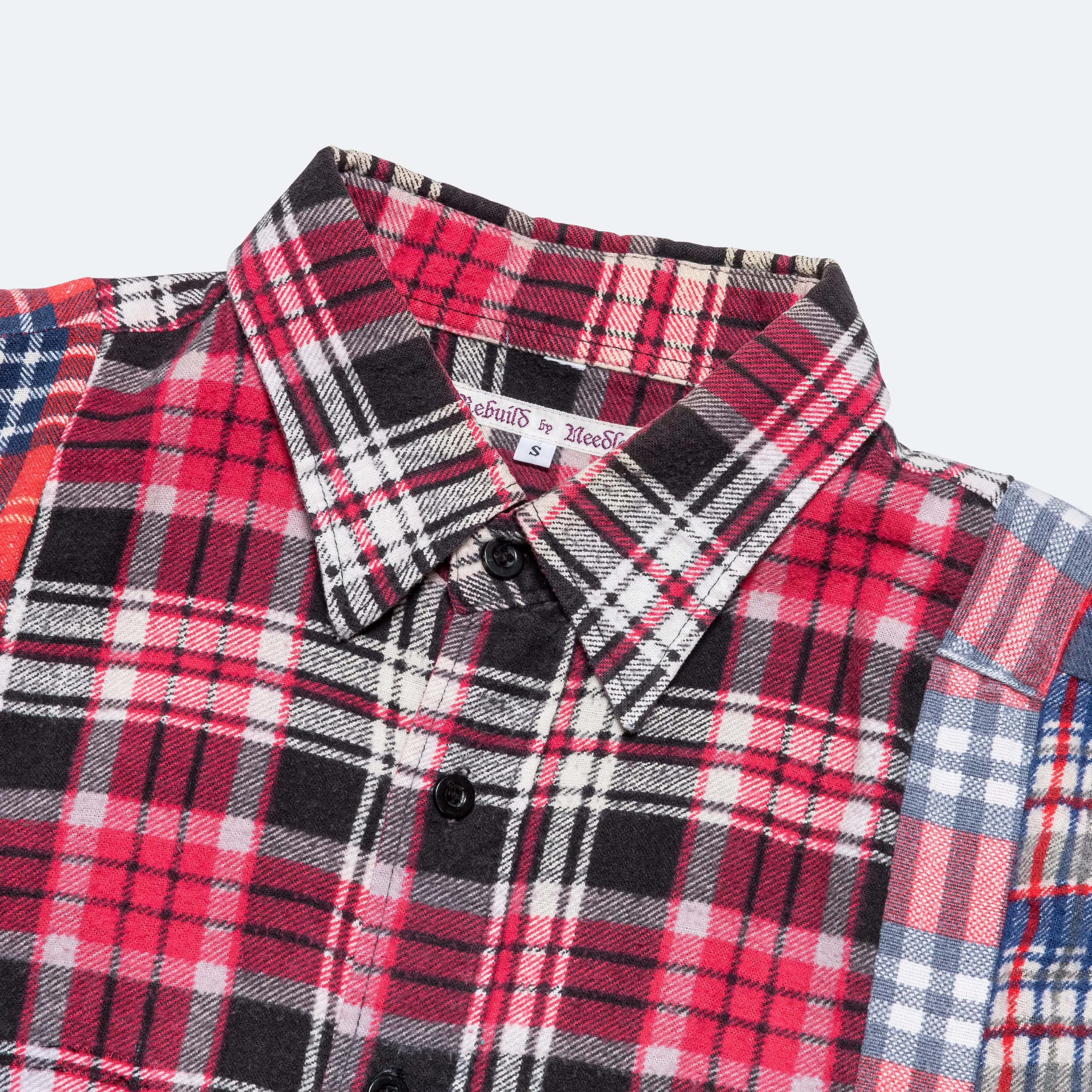 Needles Rebuild Flannel 7 Cuts Shirt - Small #1