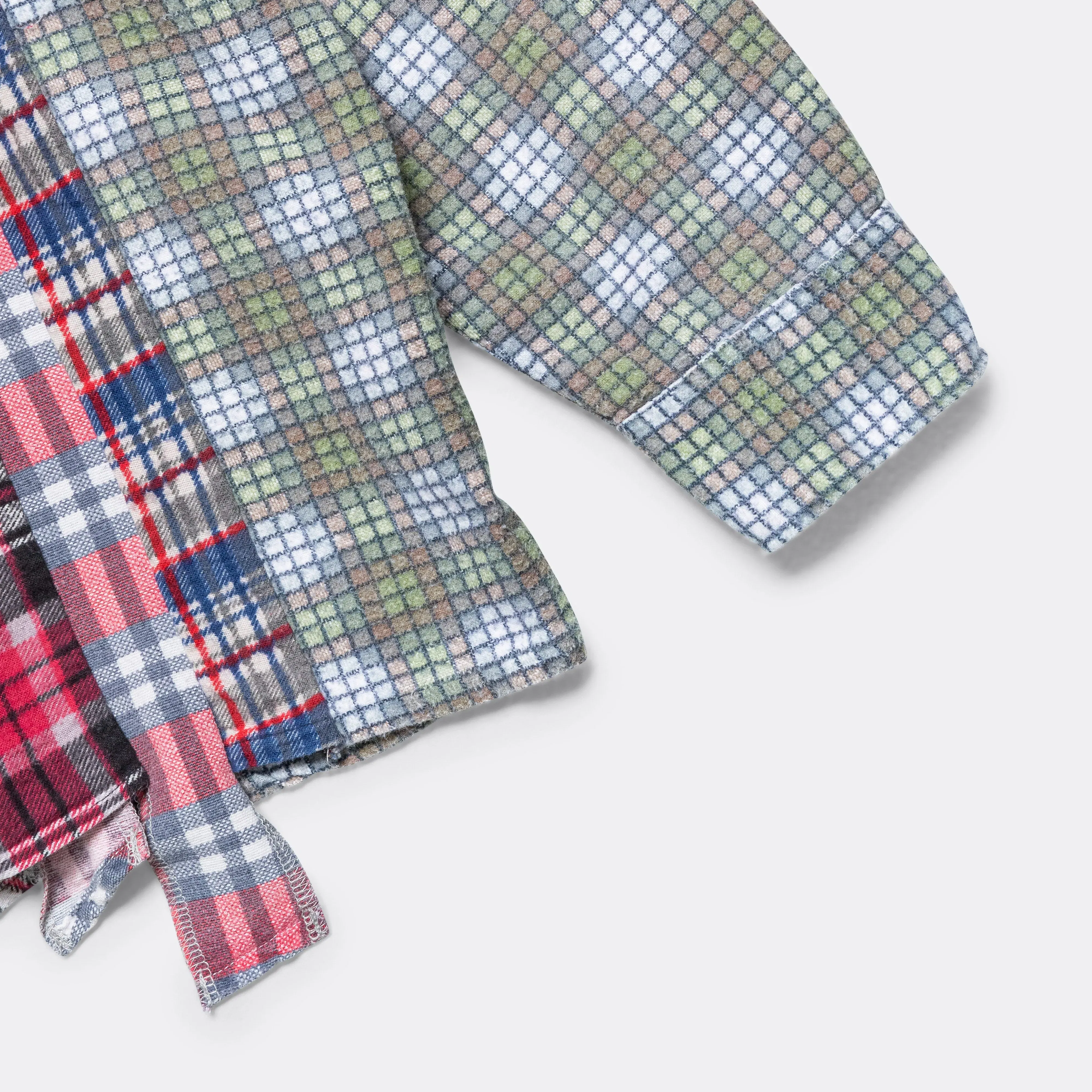 Needles Rebuild Flannel 7 Cuts Shirt - Small #1
