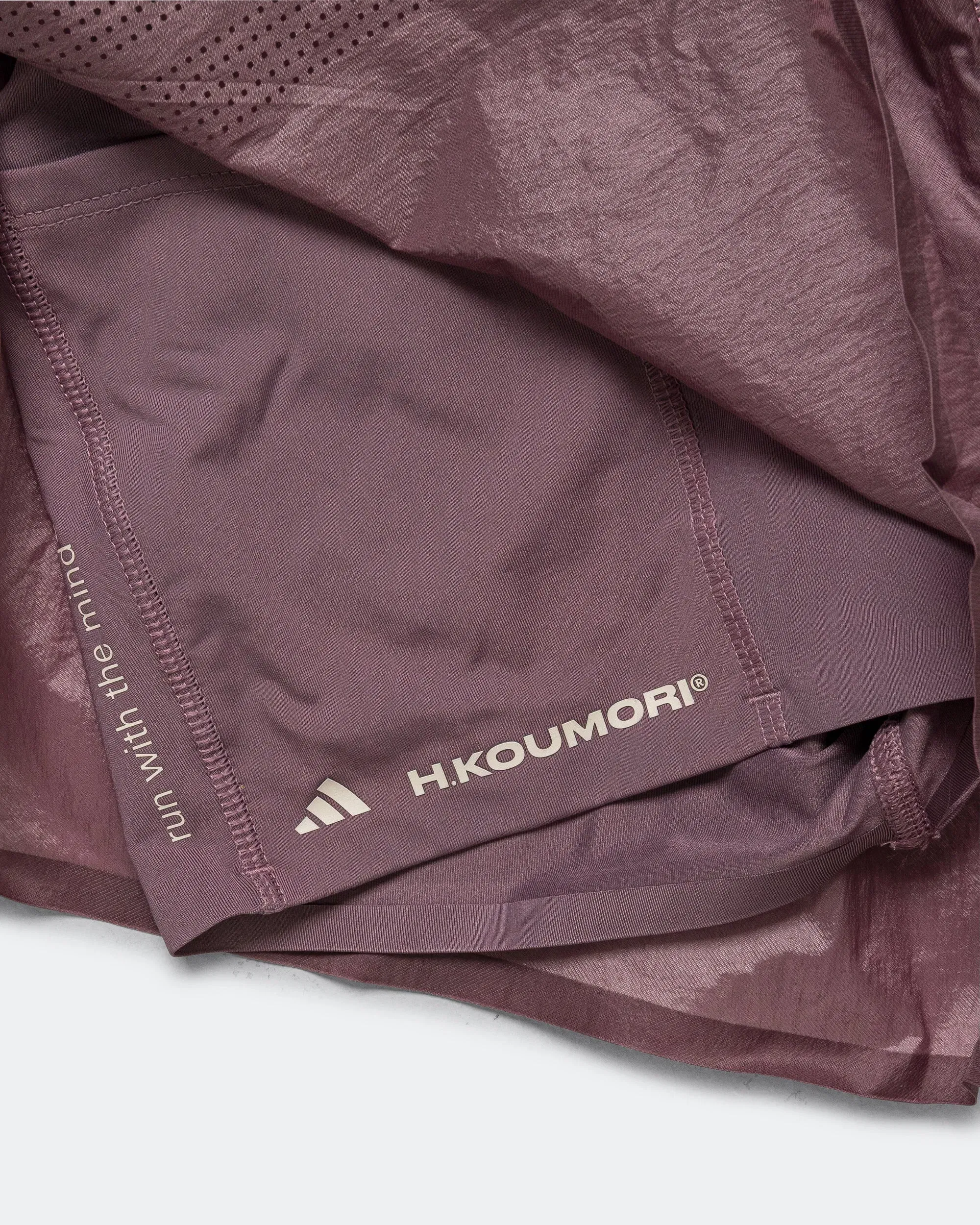 adidas Womens Adi365 Running 2-in-1 Shorts x Hermanos Koumori - Shadow Fig