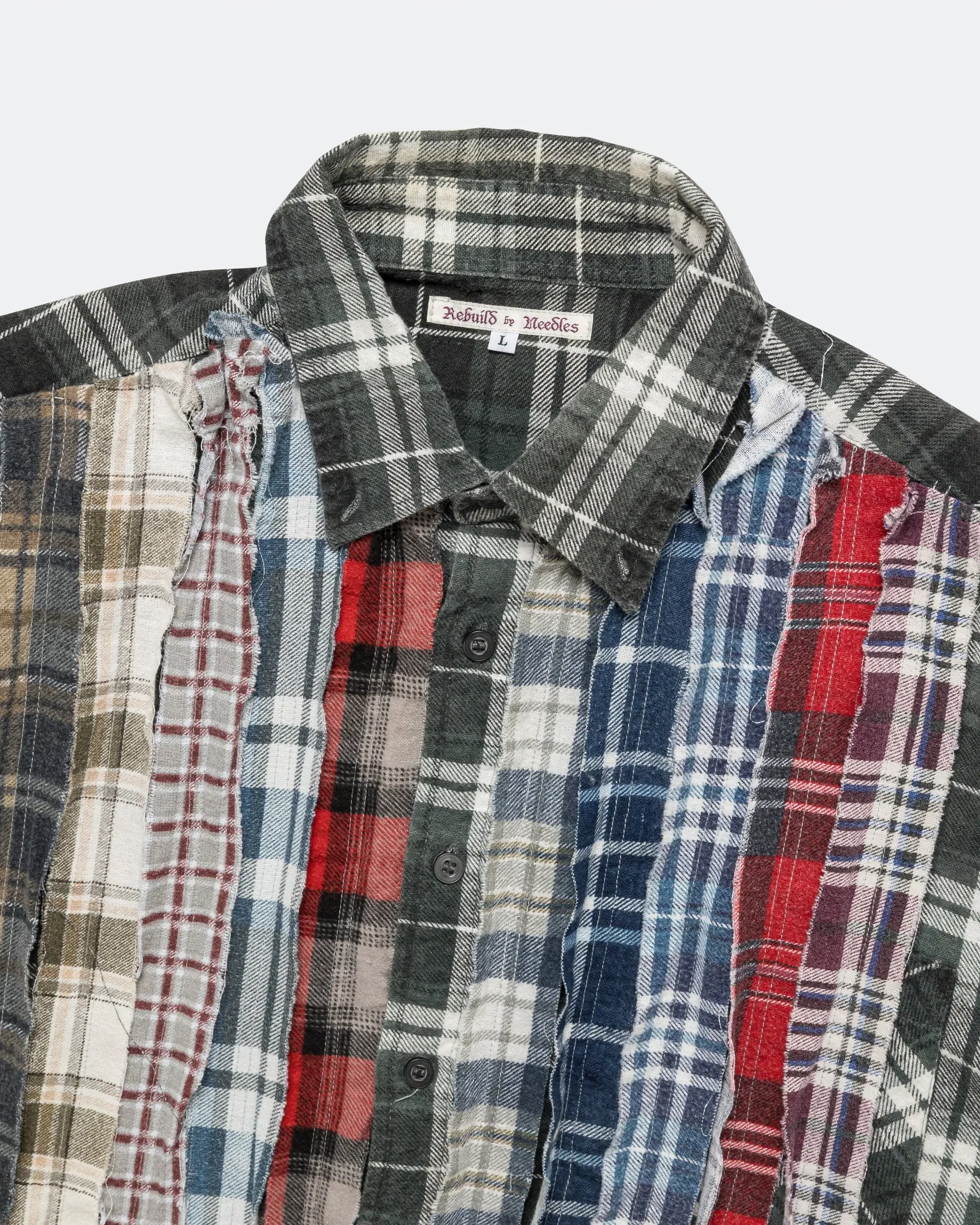 Needles Rebuild Flannel Ribbon Shirt SS26 - Large #2