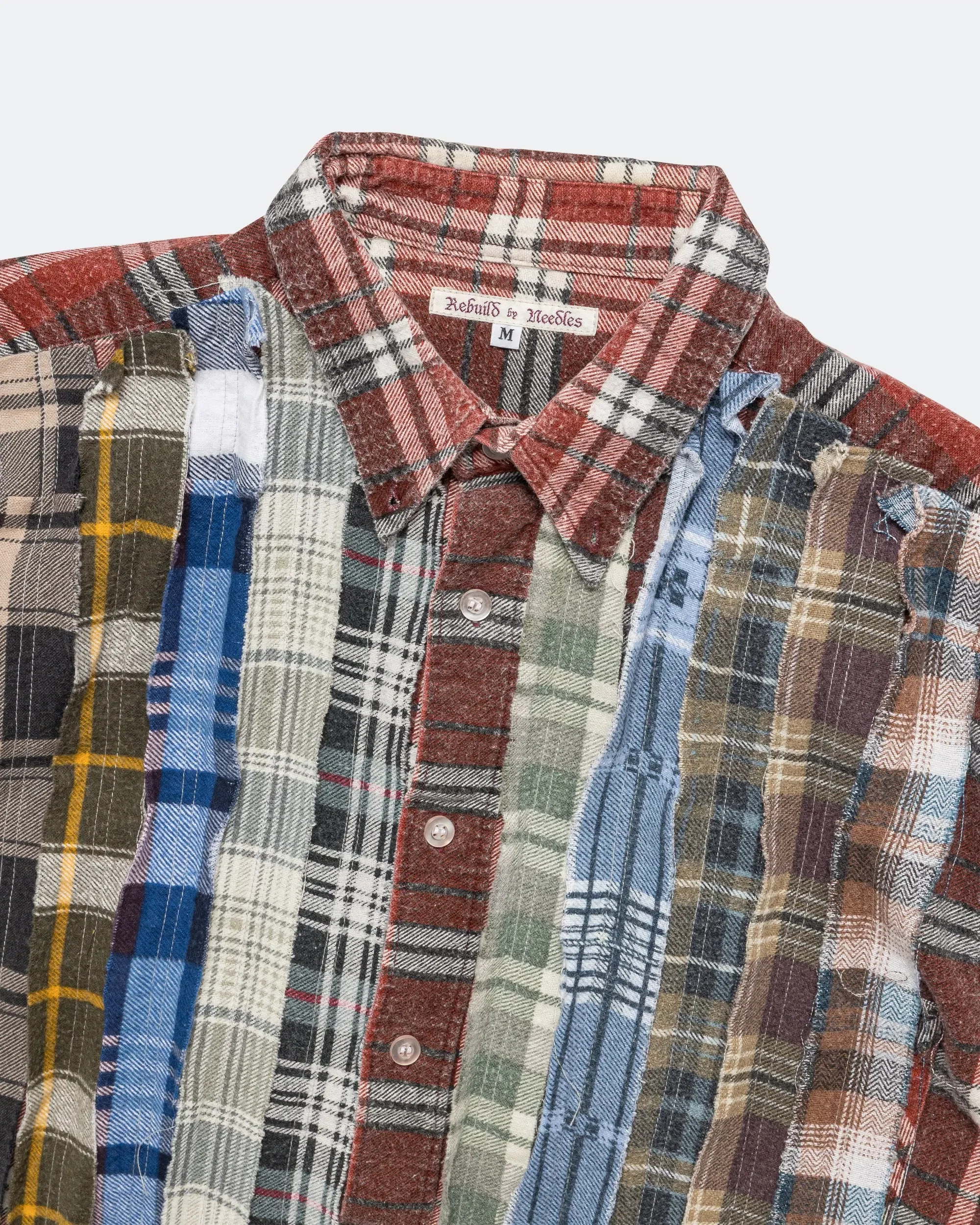 Needles Rebuild Flannel Ribbon Shirt SS26 - Medium #6