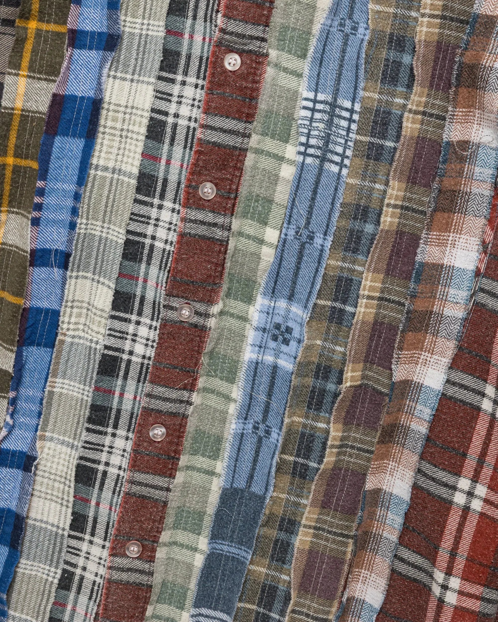 Needles Rebuild Flannel Ribbon Shirt SS26 - Medium #6