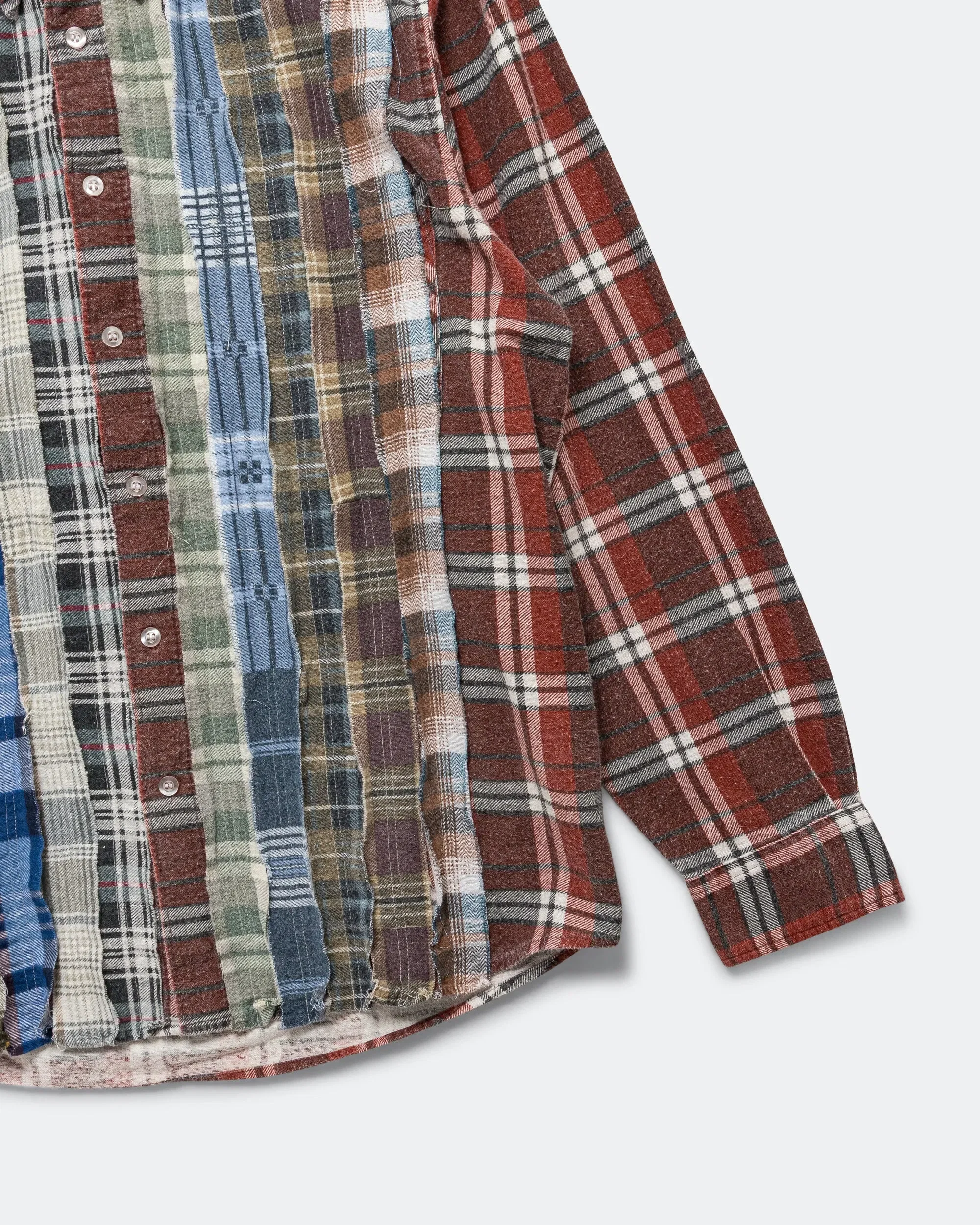 Needles Rebuild Flannel Ribbon Shirt SS26 - Medium #6