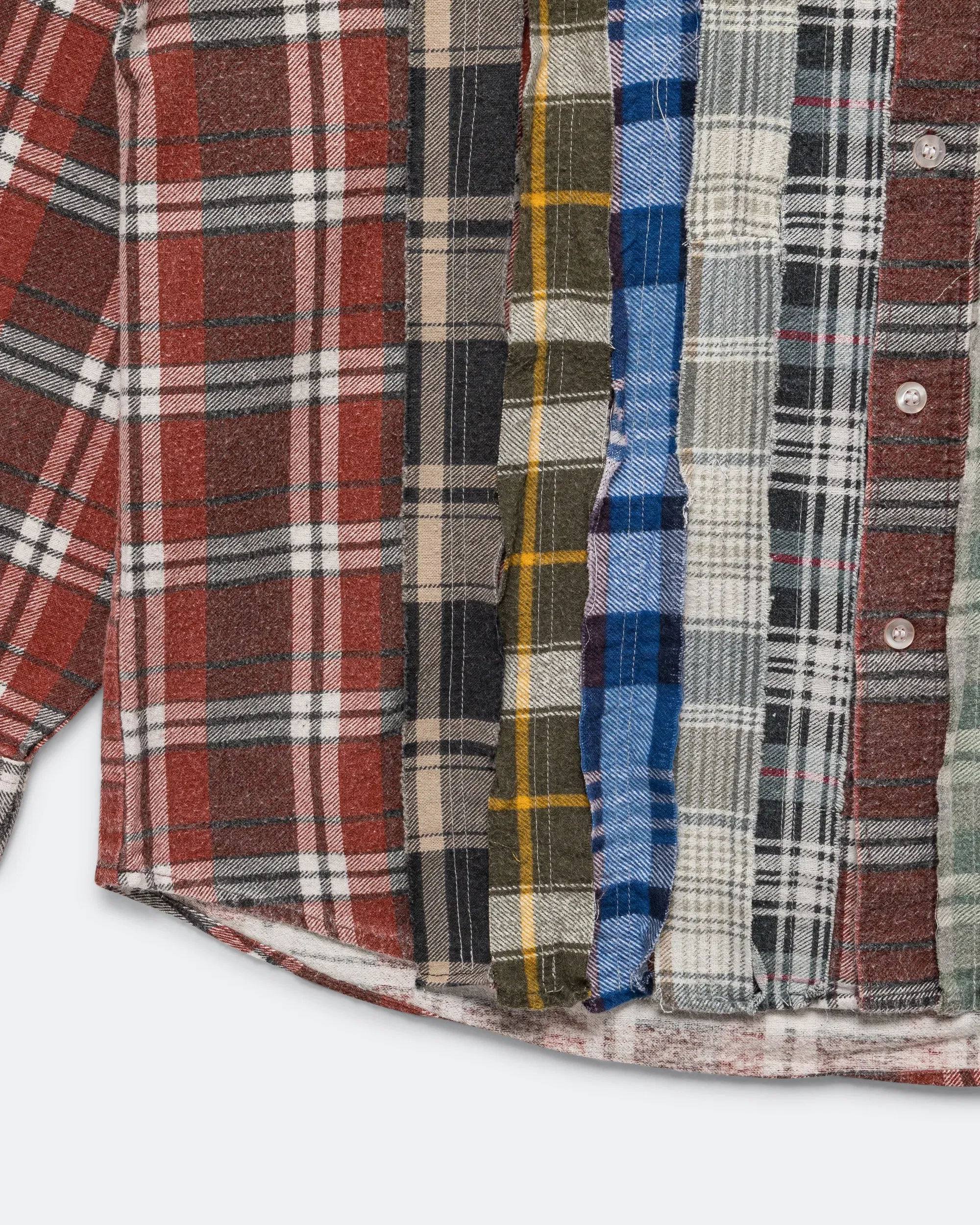 Needles Rebuild Flannel Ribbon Shirt SS26 - Medium #6