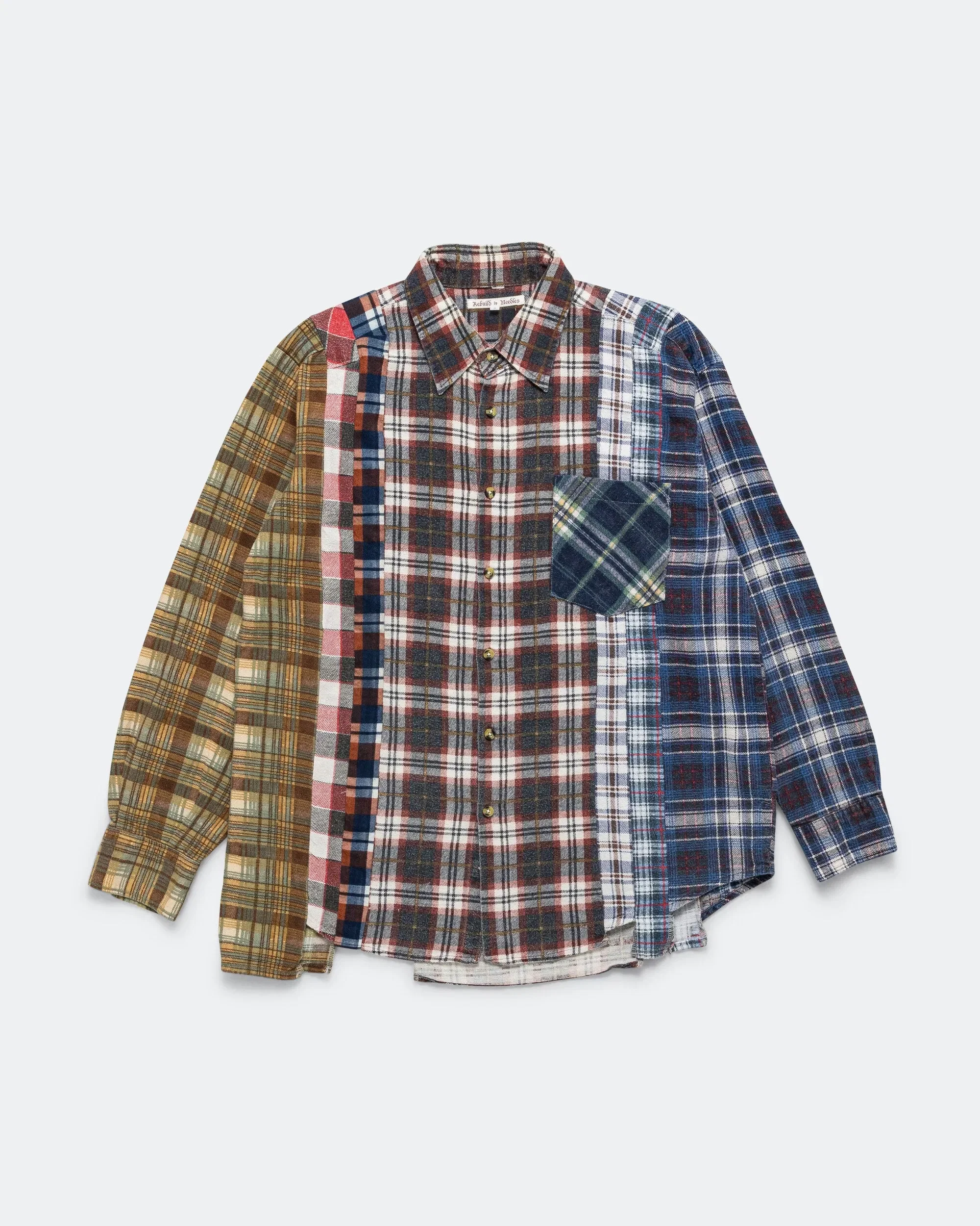 Needles Rebuild Flannel 7 Cuts Shirt SS26 - Small #1