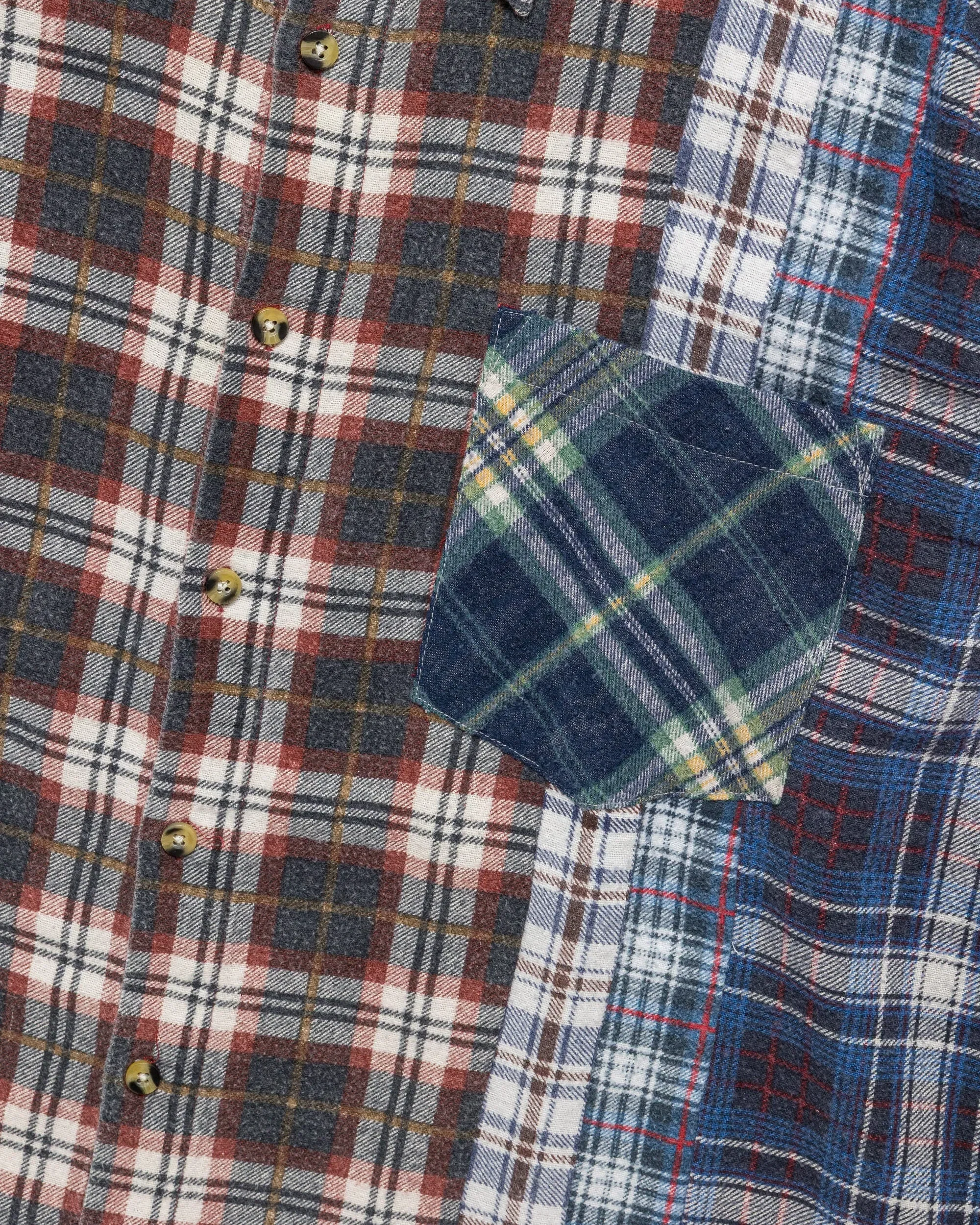Needles Rebuild Flannel 7 Cuts Shirt SS26 - Small #1