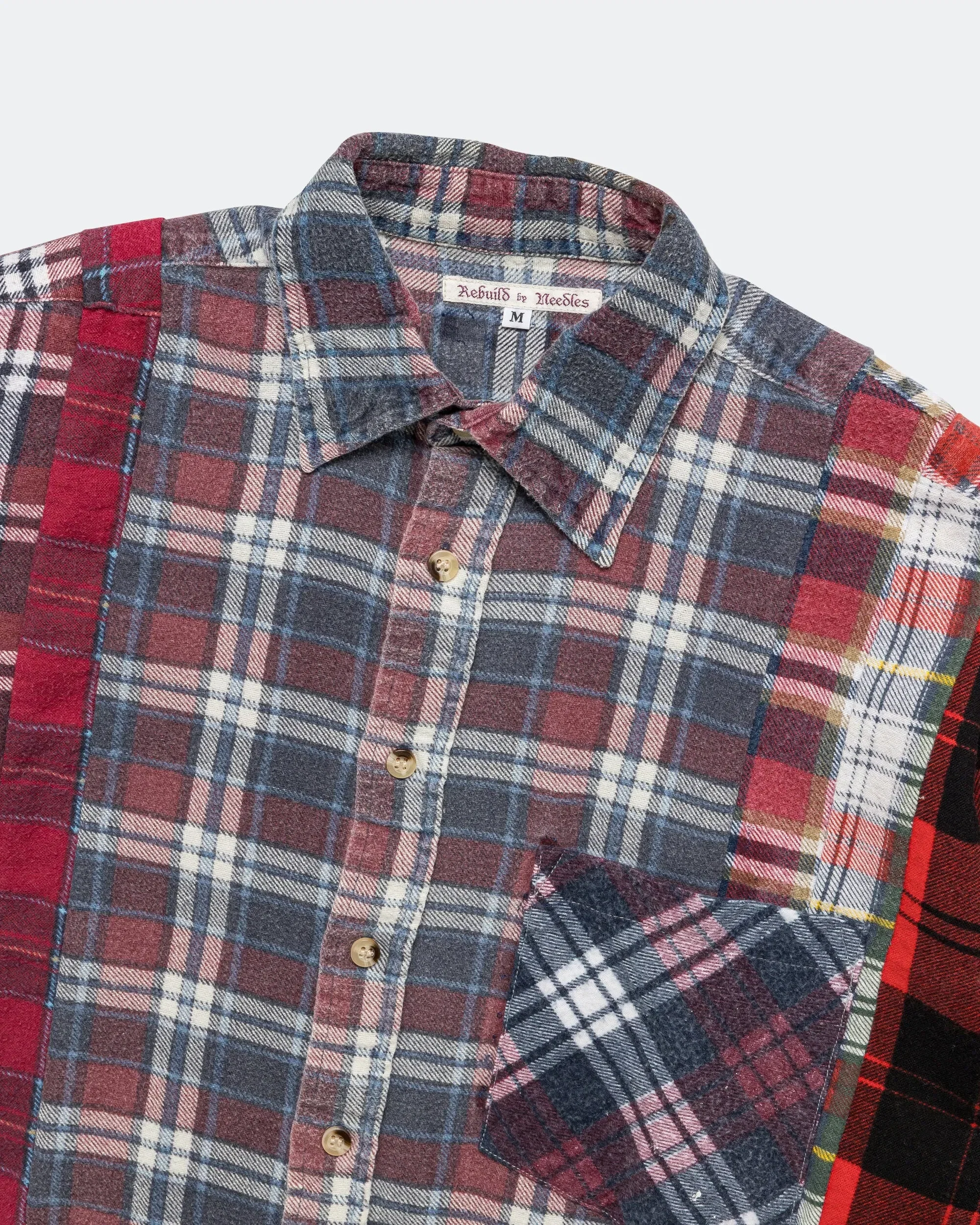 Needles Rebuild Flannel 7 Cuts Shirt SS26 - Medium #4