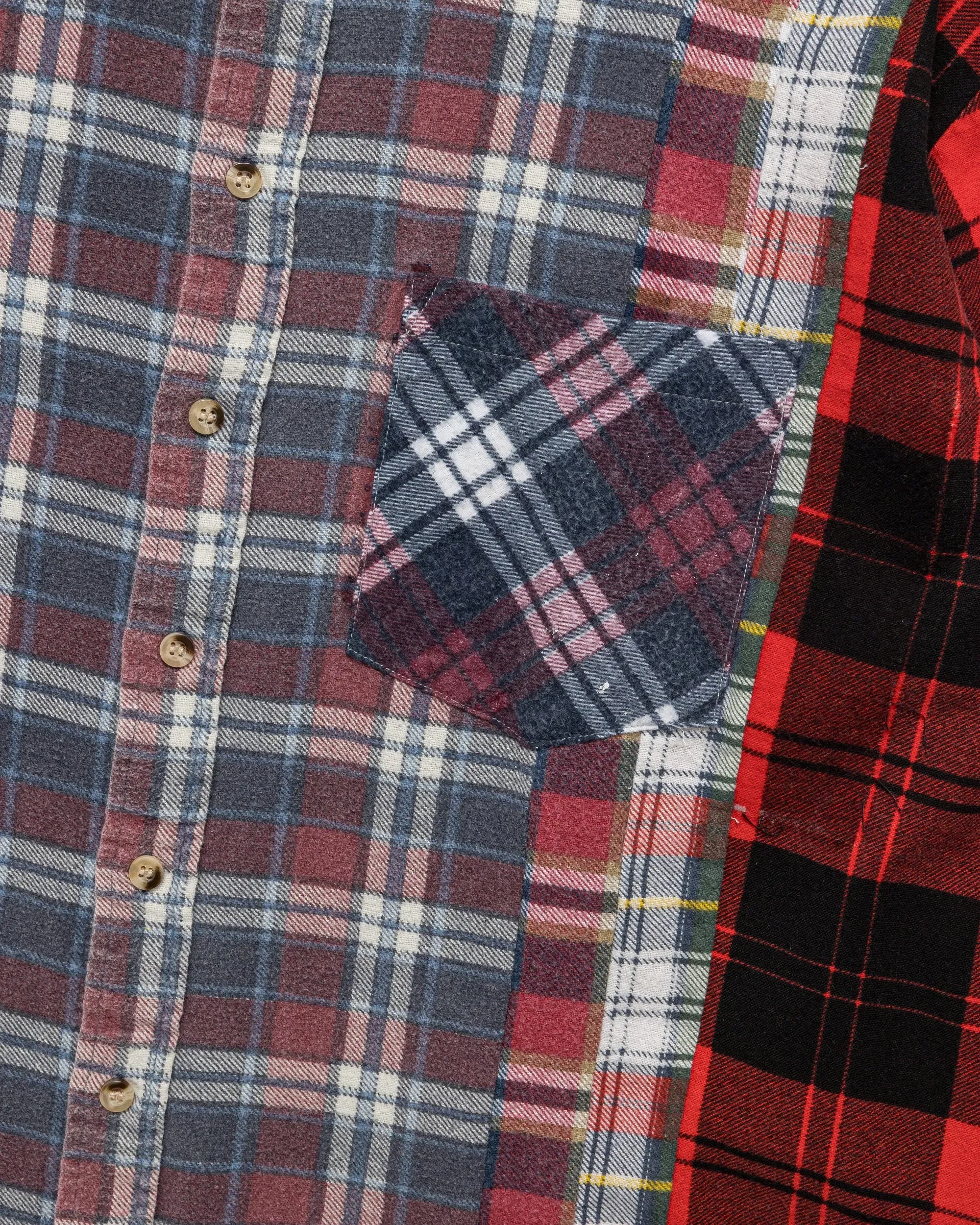 Needles Rebuild Flannel 7 Cuts Shirt SS26 - Medium #4