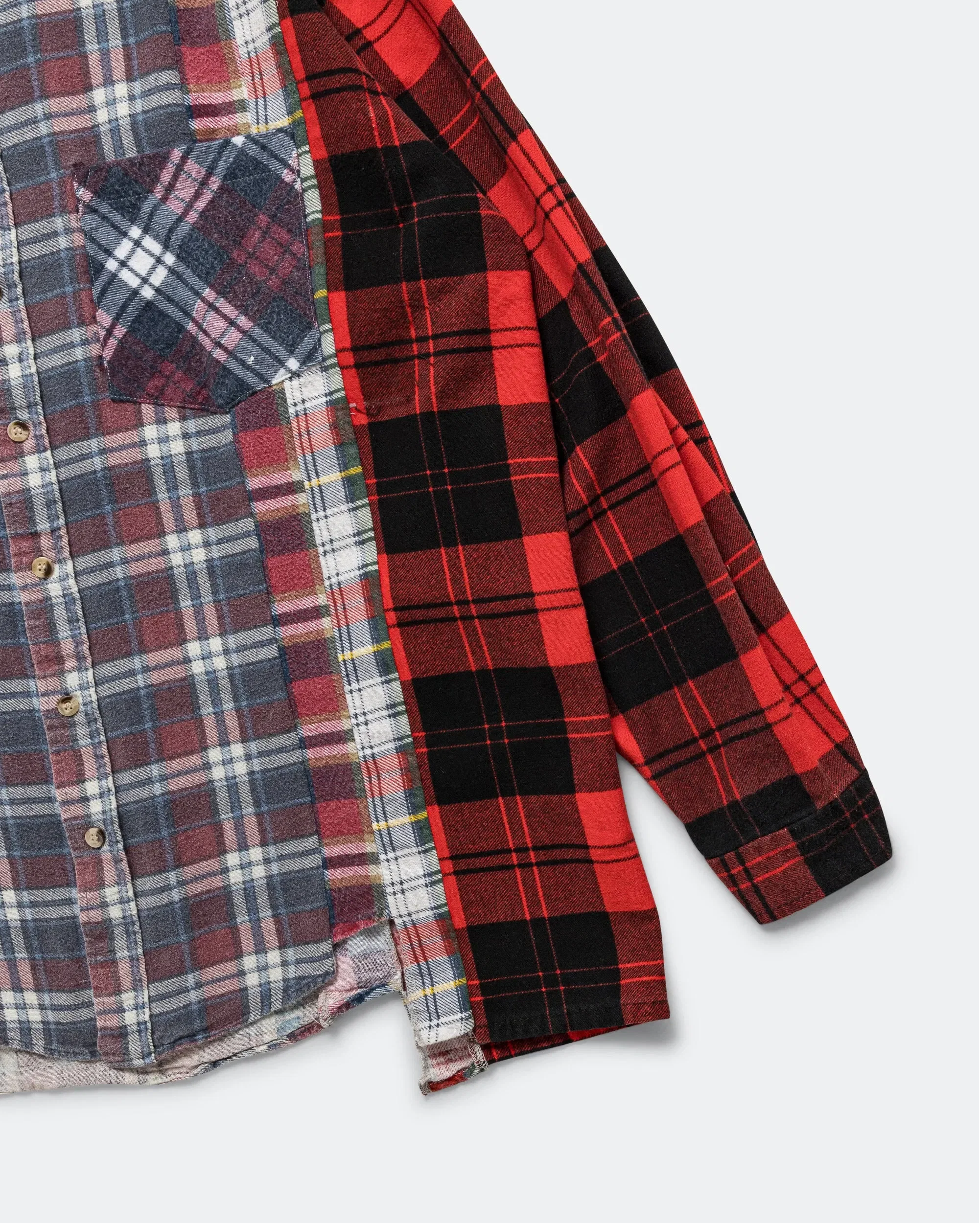 Needles Rebuild Flannel 7 Cuts Shirt SS26 - Medium #4