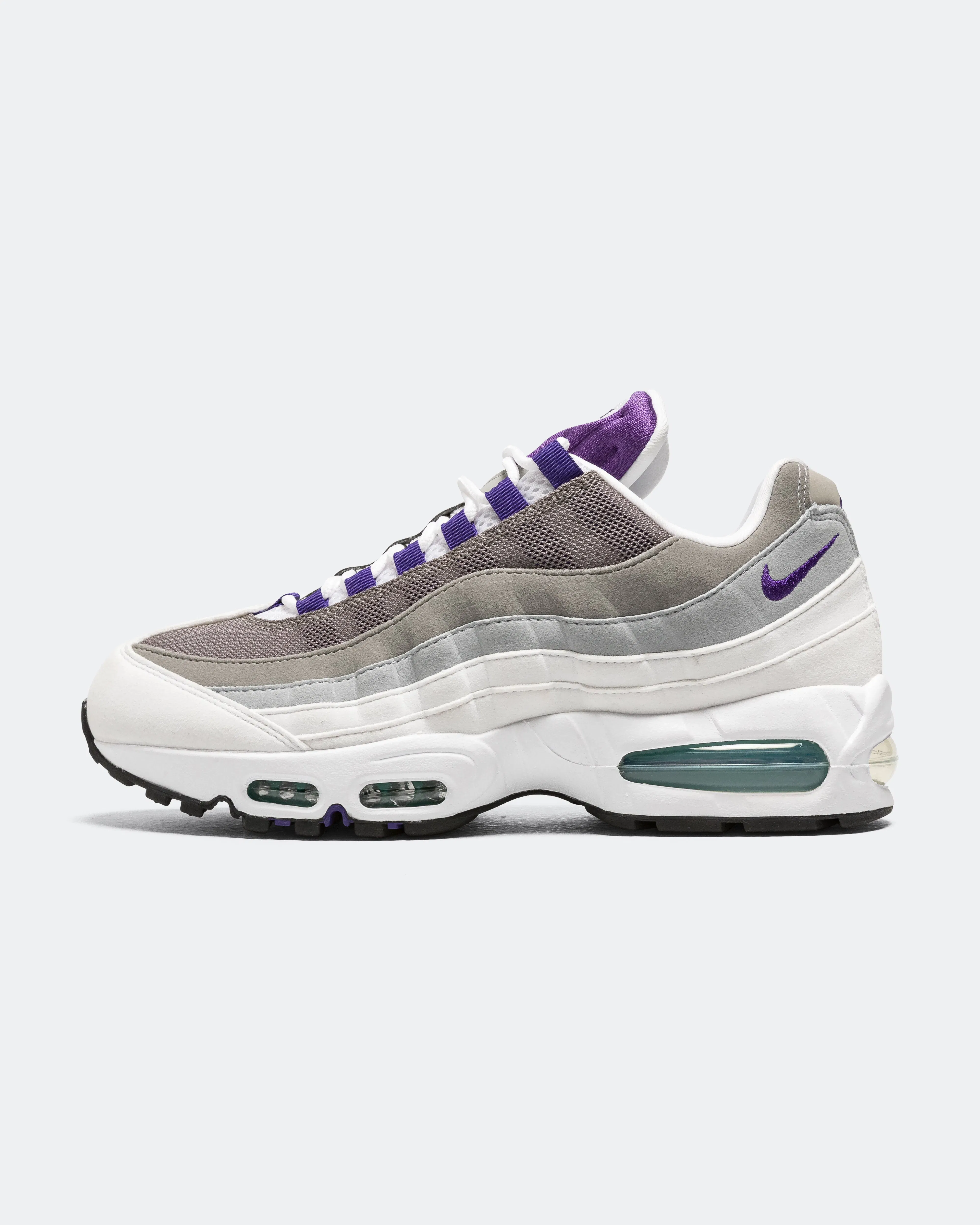Nike Womens Air Max 95 OG - White/Court Purple-Emerald Green