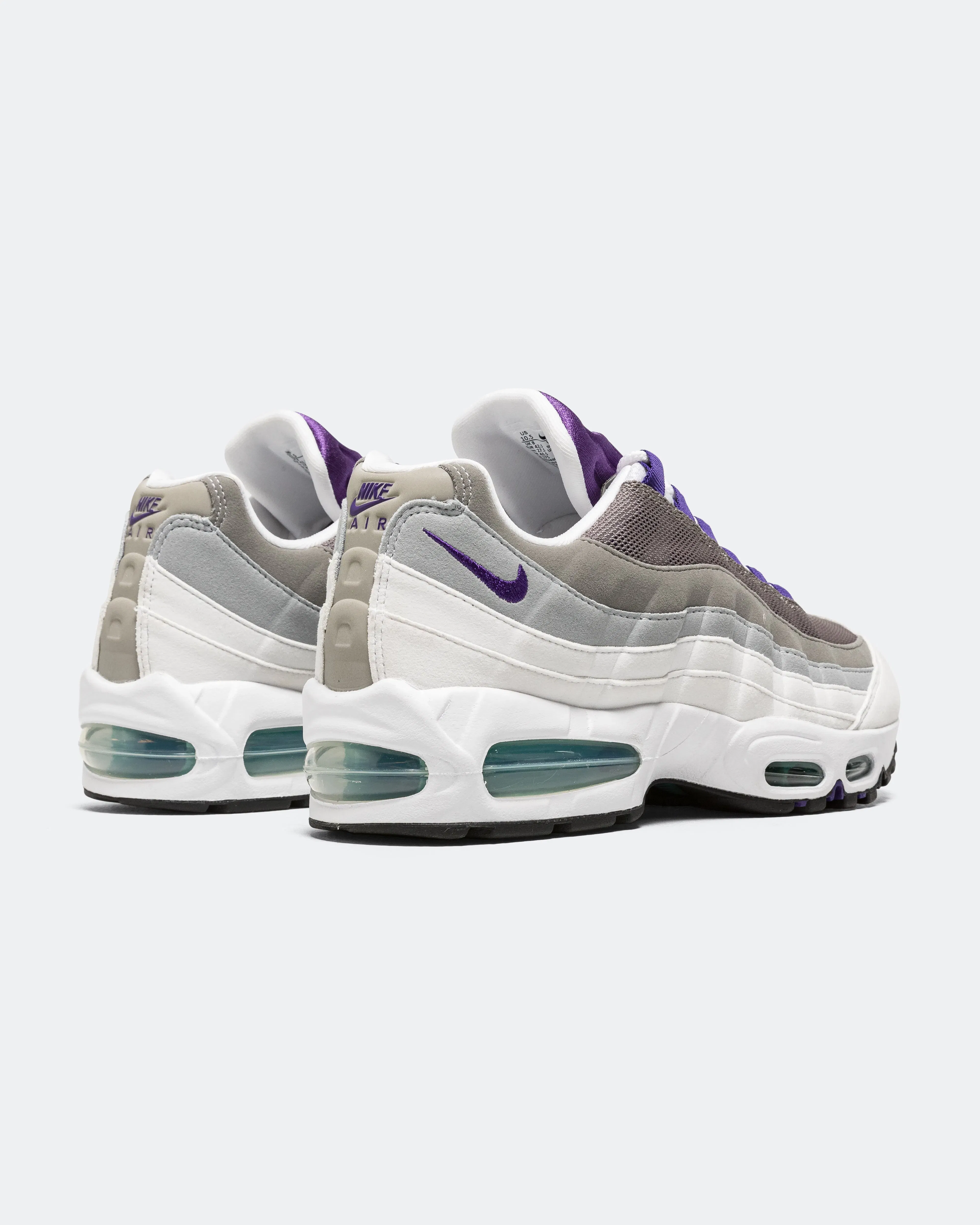 Nike Womens Air Max 95 OG - White/Court Purple-Emerald Green