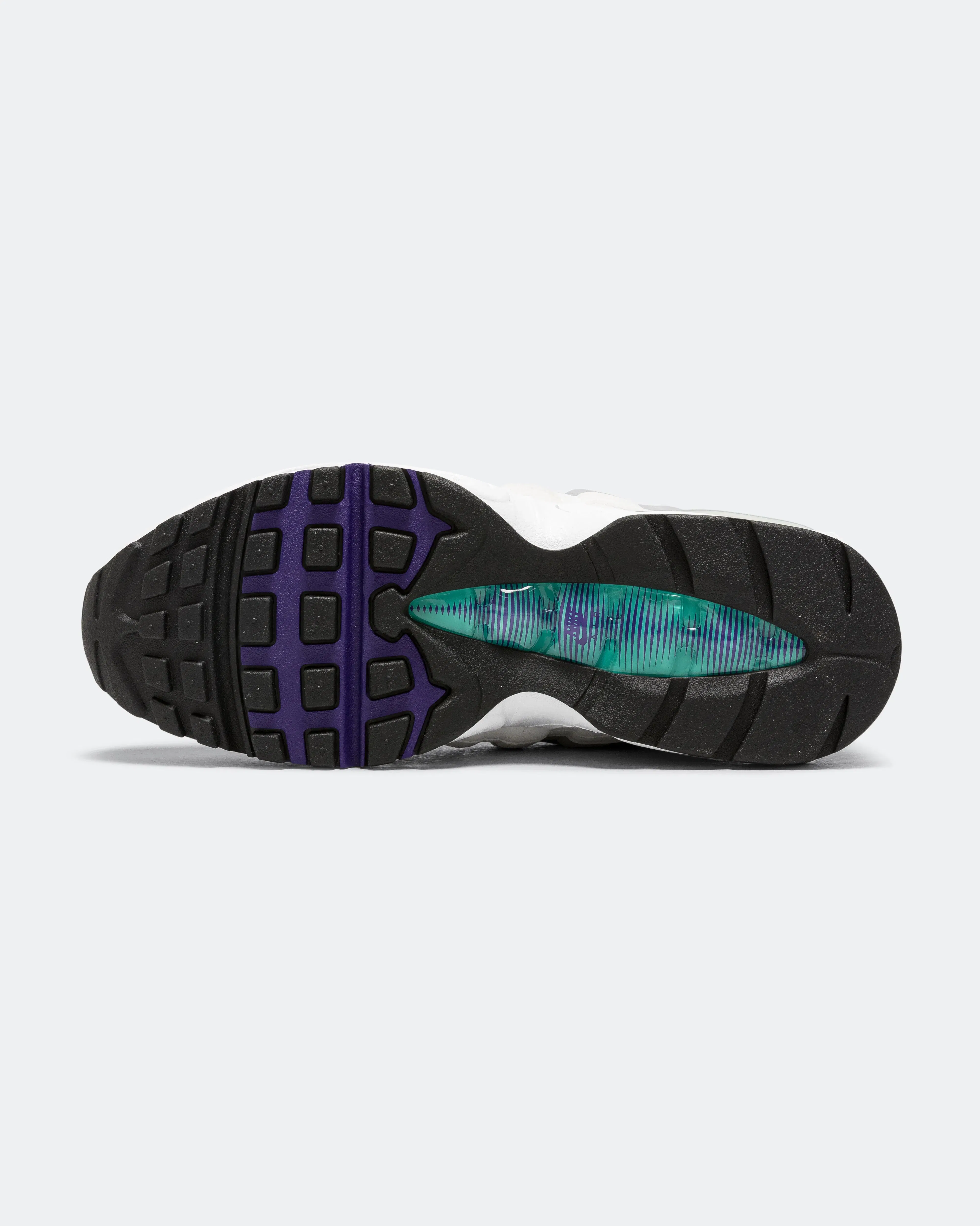 Nike Womens Air Max 95 OG - White/Court Purple-Emerald Green