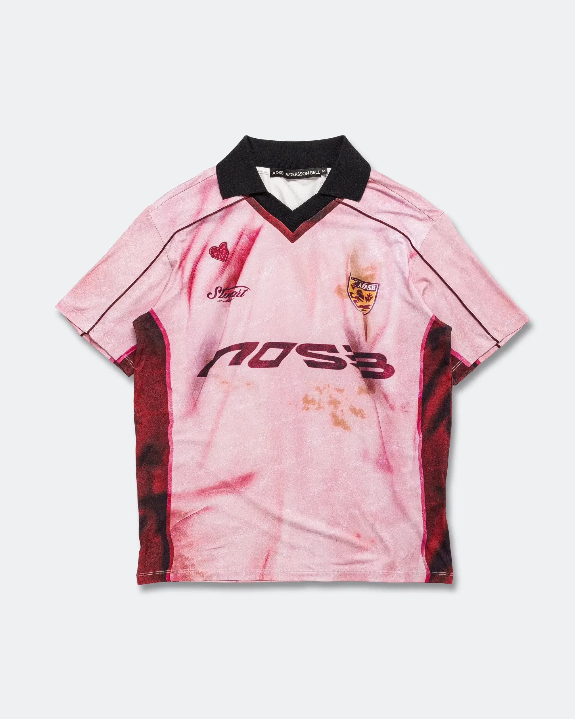 Andersson Bell Printed Football Jersey T-Shirt - Pink