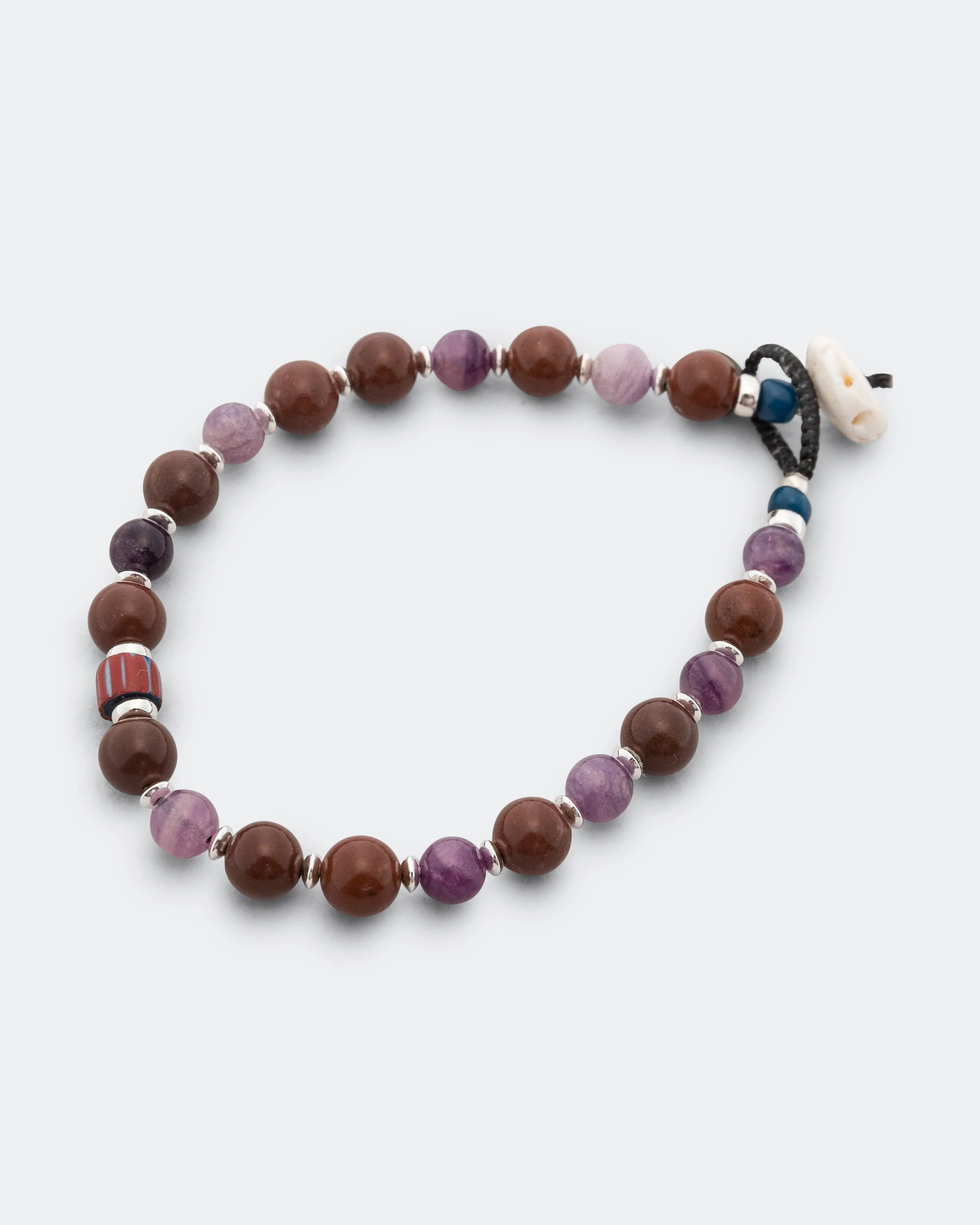 Mikia 6mm Stone Bracelet - Sedonastone/925 Silver