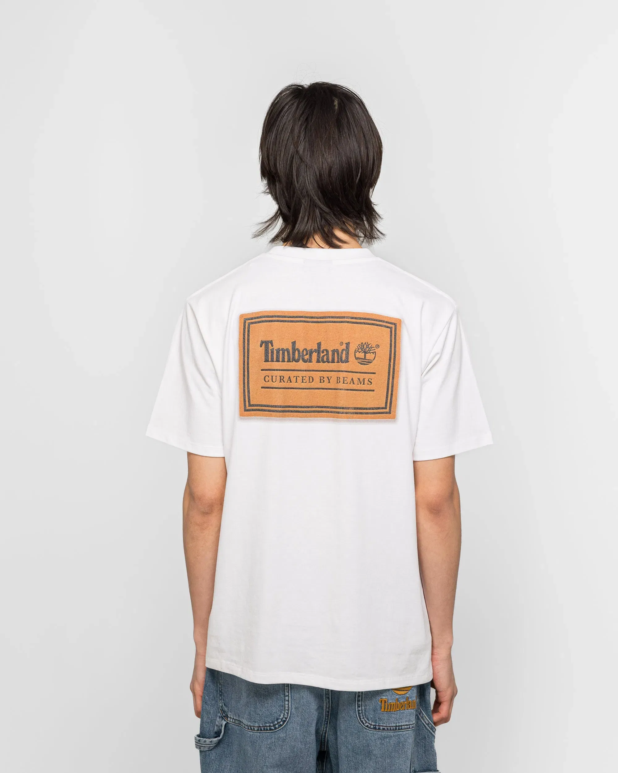 Timberland Cotton Print T-Shirt x BEAMS - White