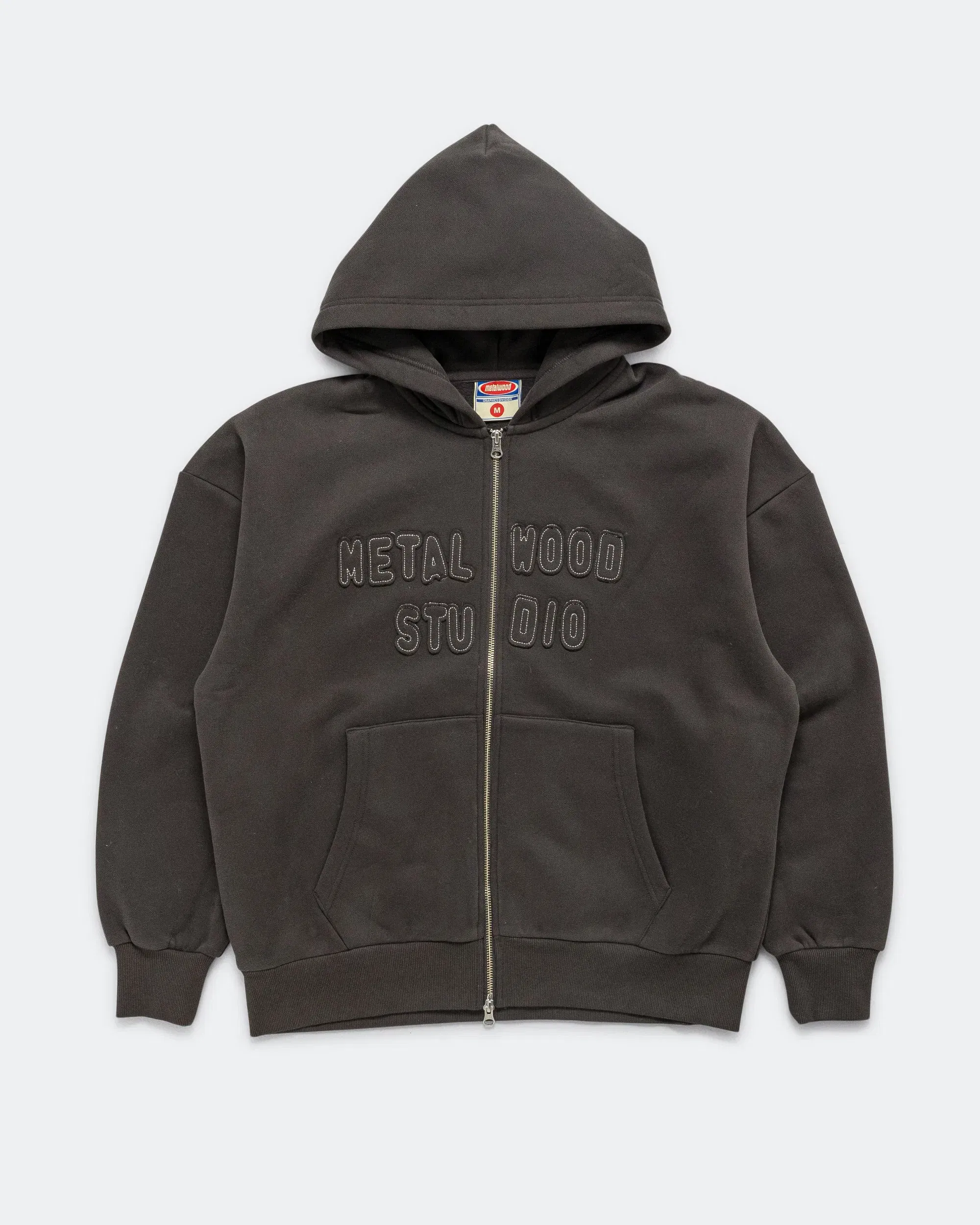 Metalwood Cutie Zip Hooded Sweatshirt - Tar