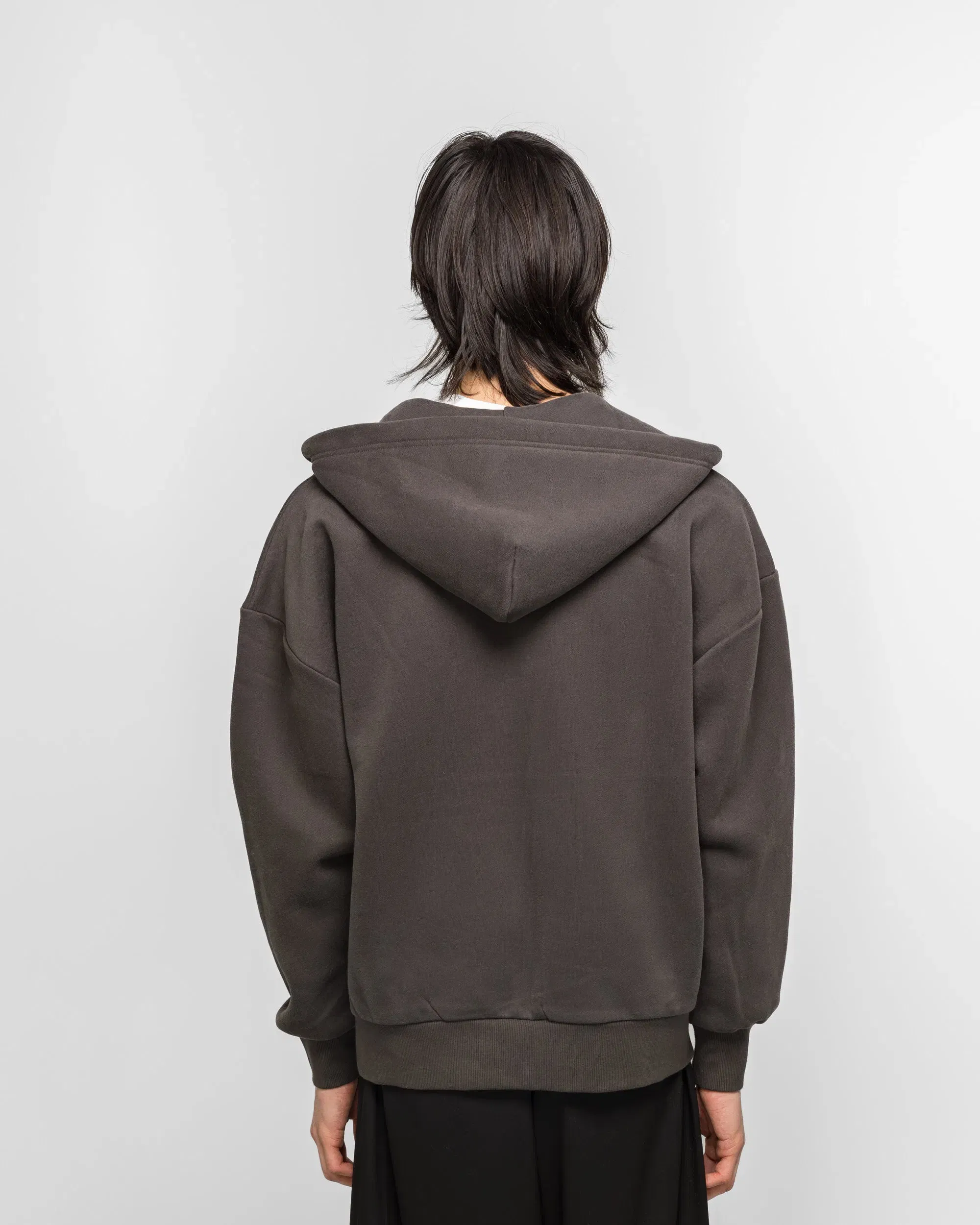 Metalwood Cutie Zip Hooded Sweatshirt - Tar
