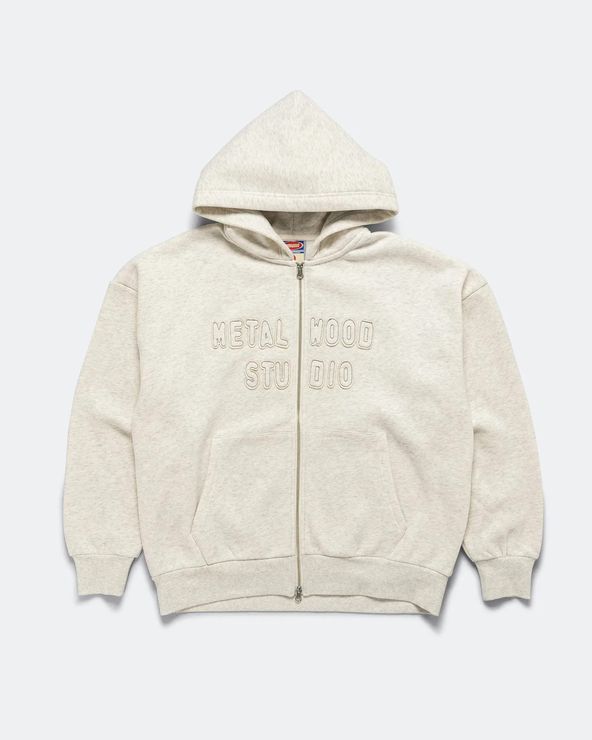 Metalwood Cutie Zip Hooded Sweatshirt - Heather Grey