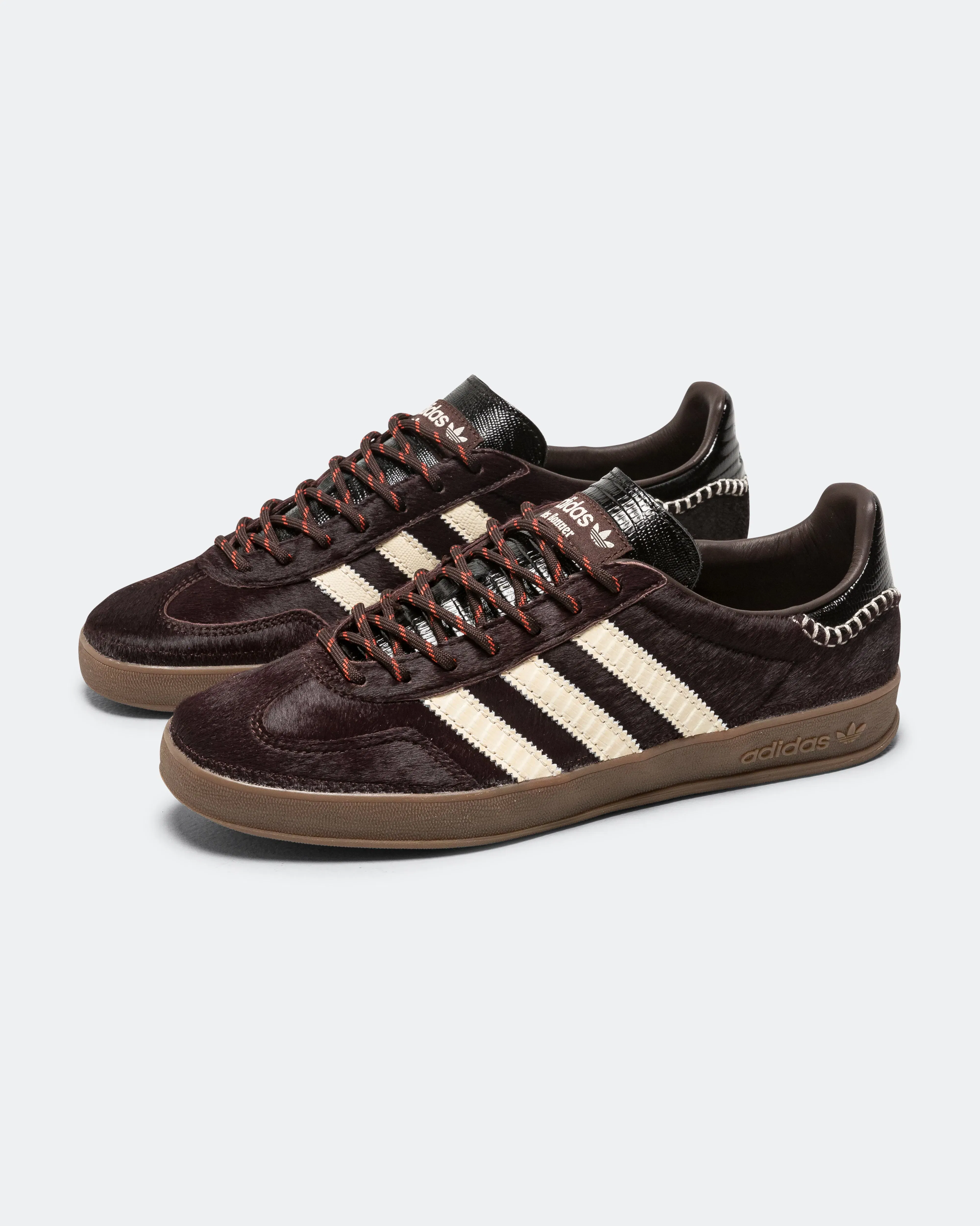 adidas Gazelle Pony x Wales Bonner - Aurora Coffee/Wonder White-Core Black