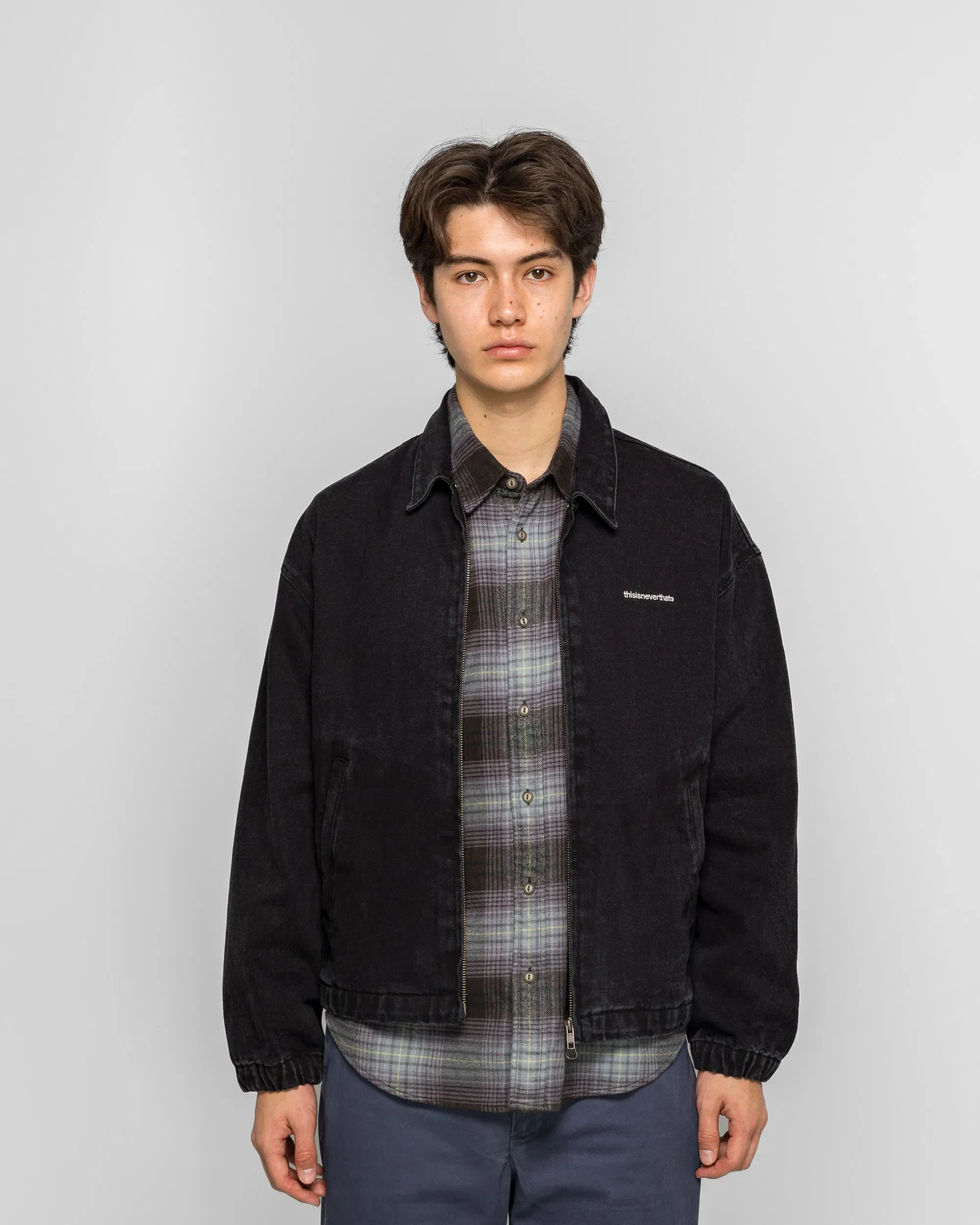 thisisneverthat Denim Blouson Jacket - Black