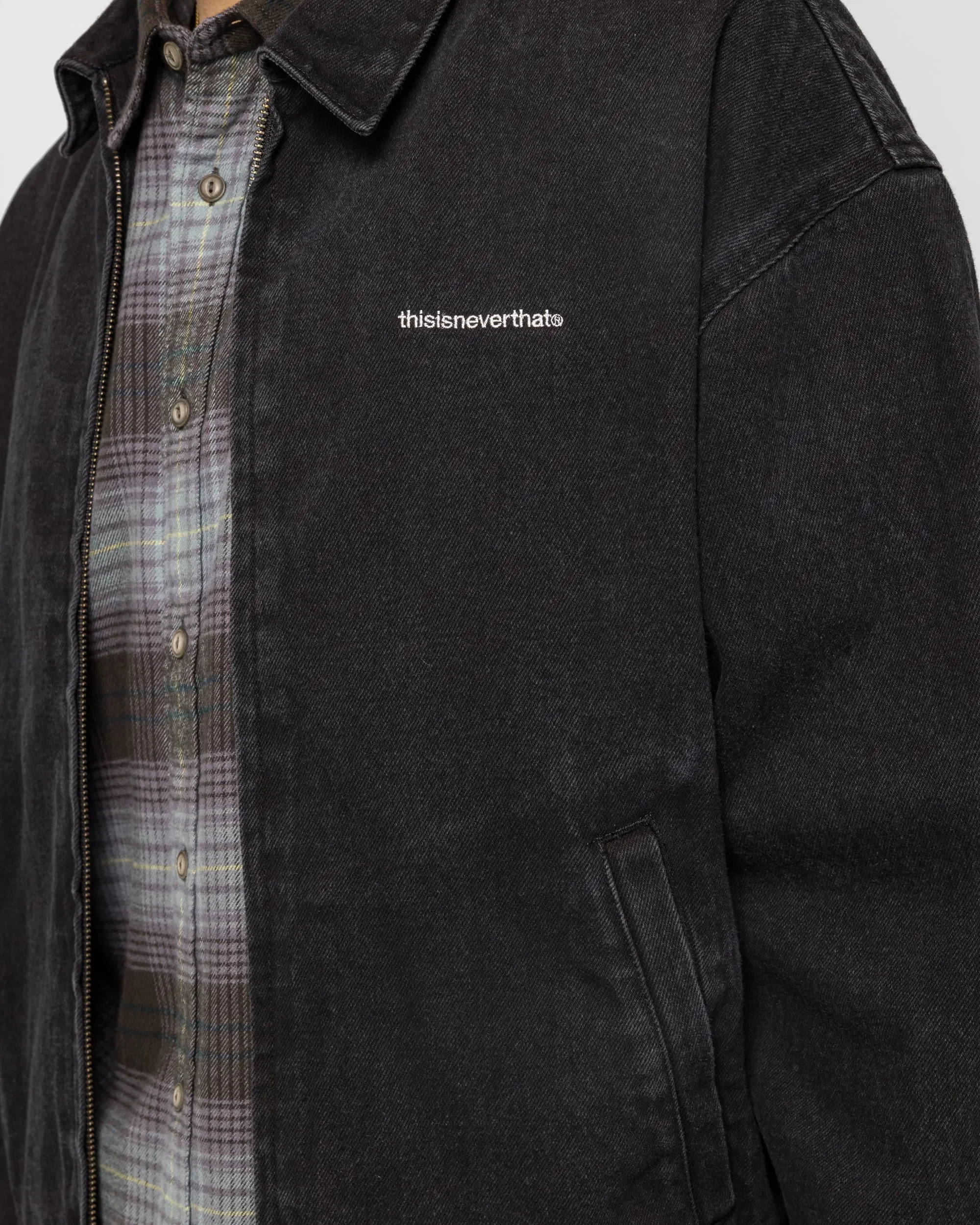 thisisneverthat Denim Blouson Jacket - Black